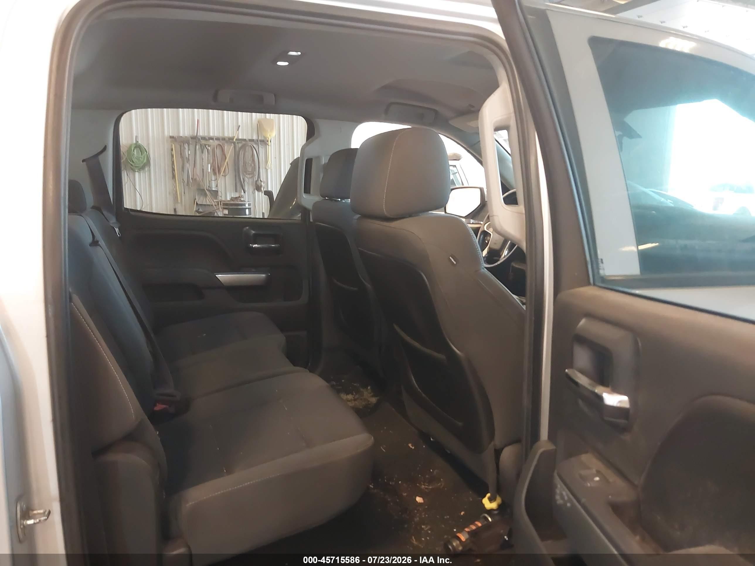 2014 Chevrolet Silverado 1500 Lt Silver vin: 1GCUKREC5EF195391
