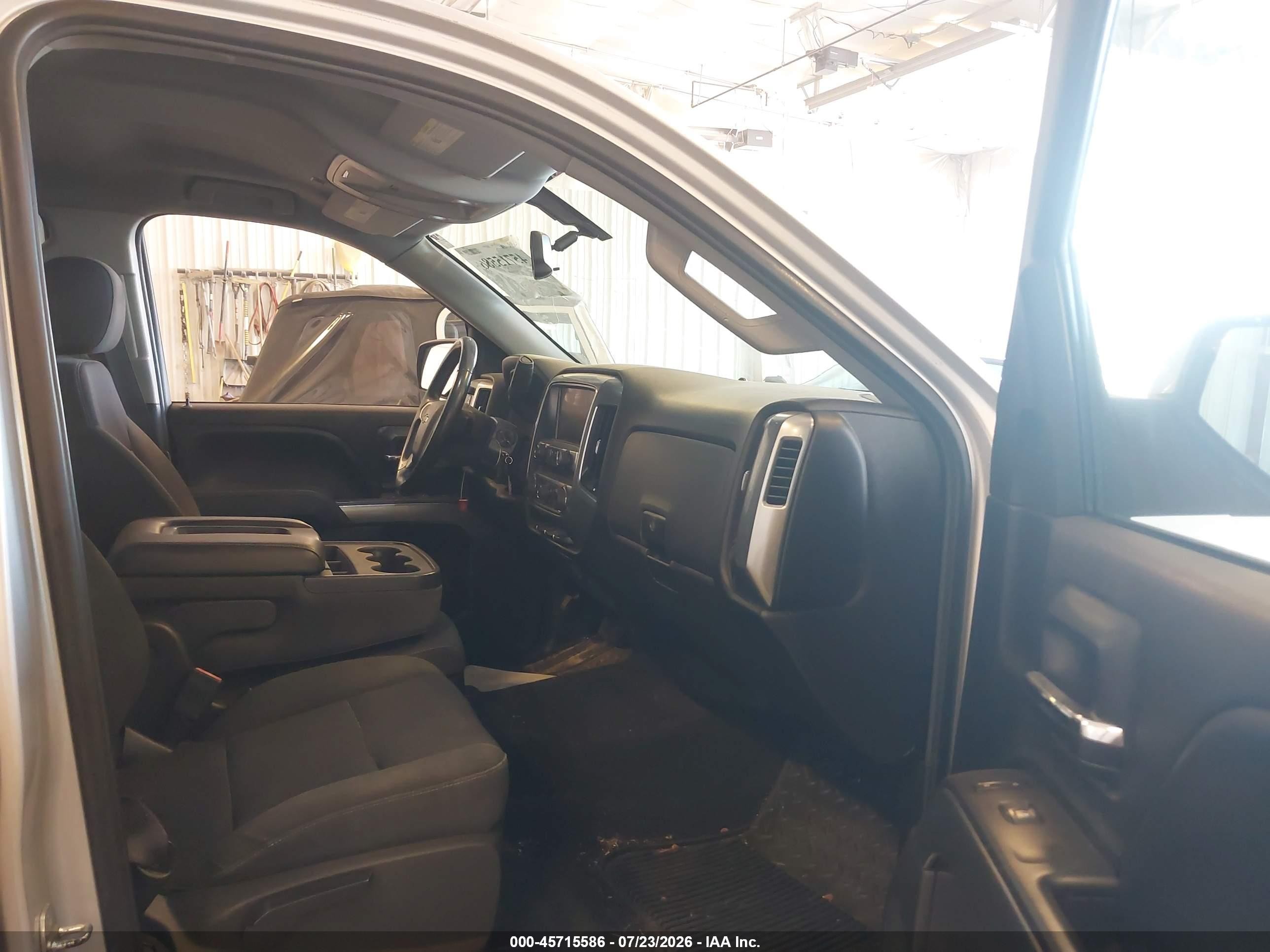 2014 Chevrolet Silverado 1500 Lt Silver vin: 1GCUKREC5EF195391