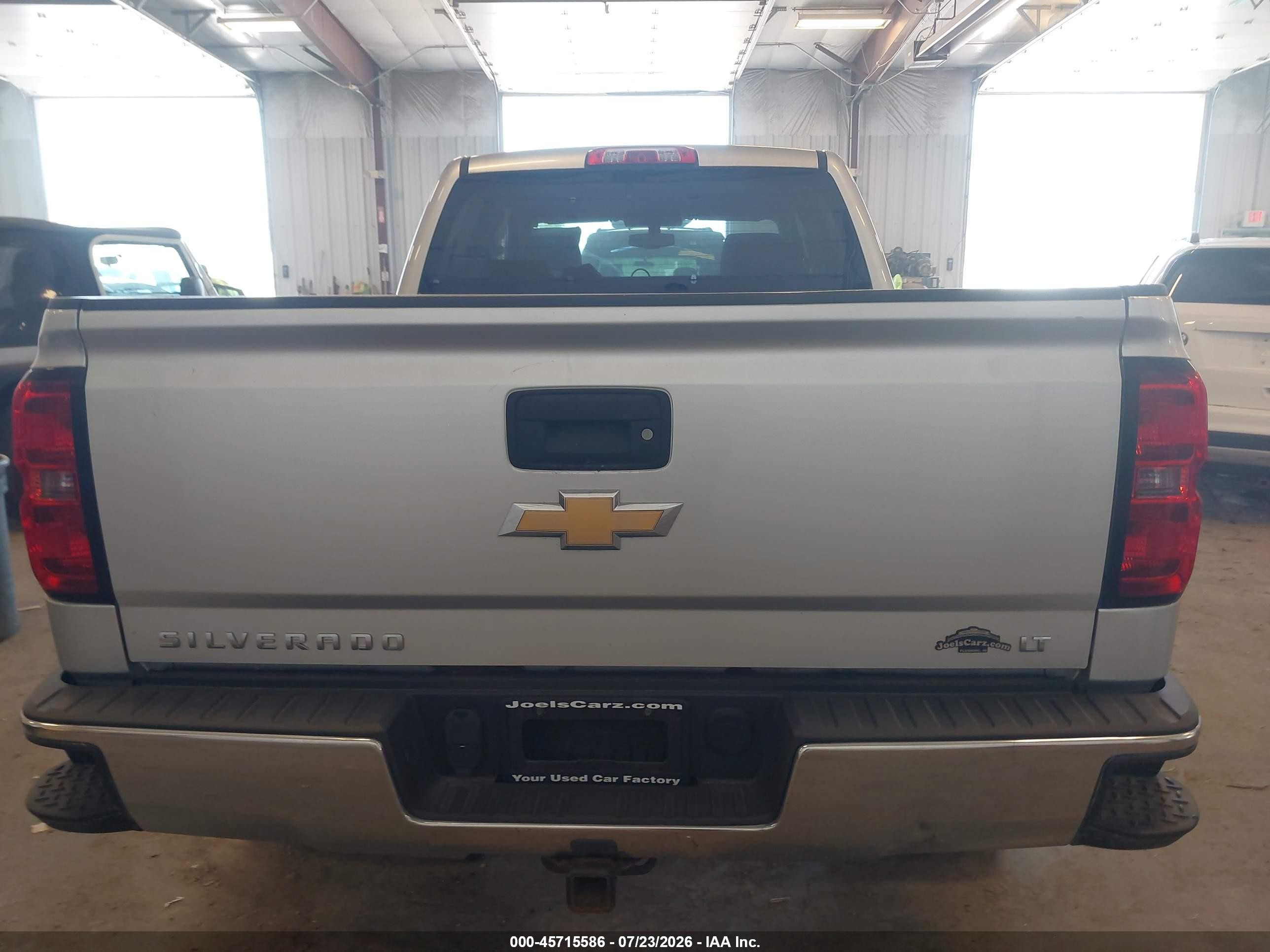 2014 Chevrolet Silverado 1500 Lt Silver vin: 1GCUKREC5EF195391