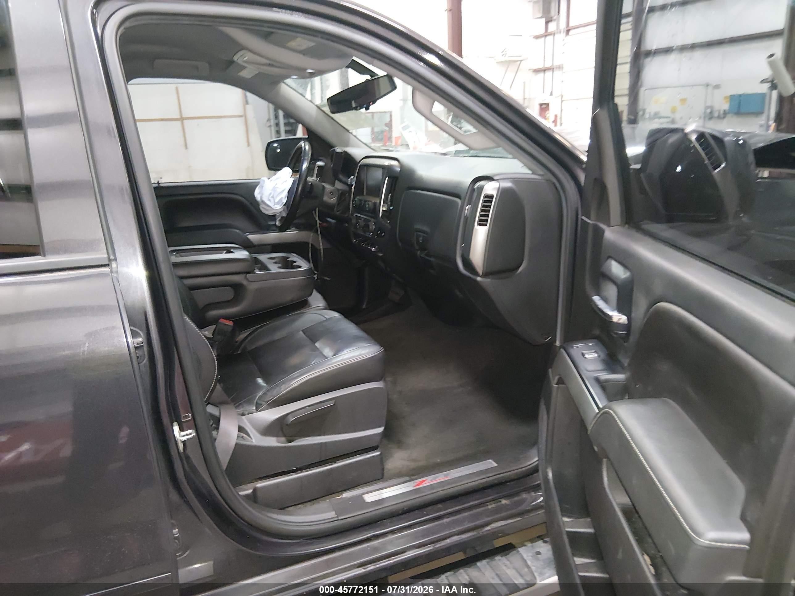 2015 Chevrolet Silverado 1500 Lt Gray vin: 1GCUKREC6FF198625