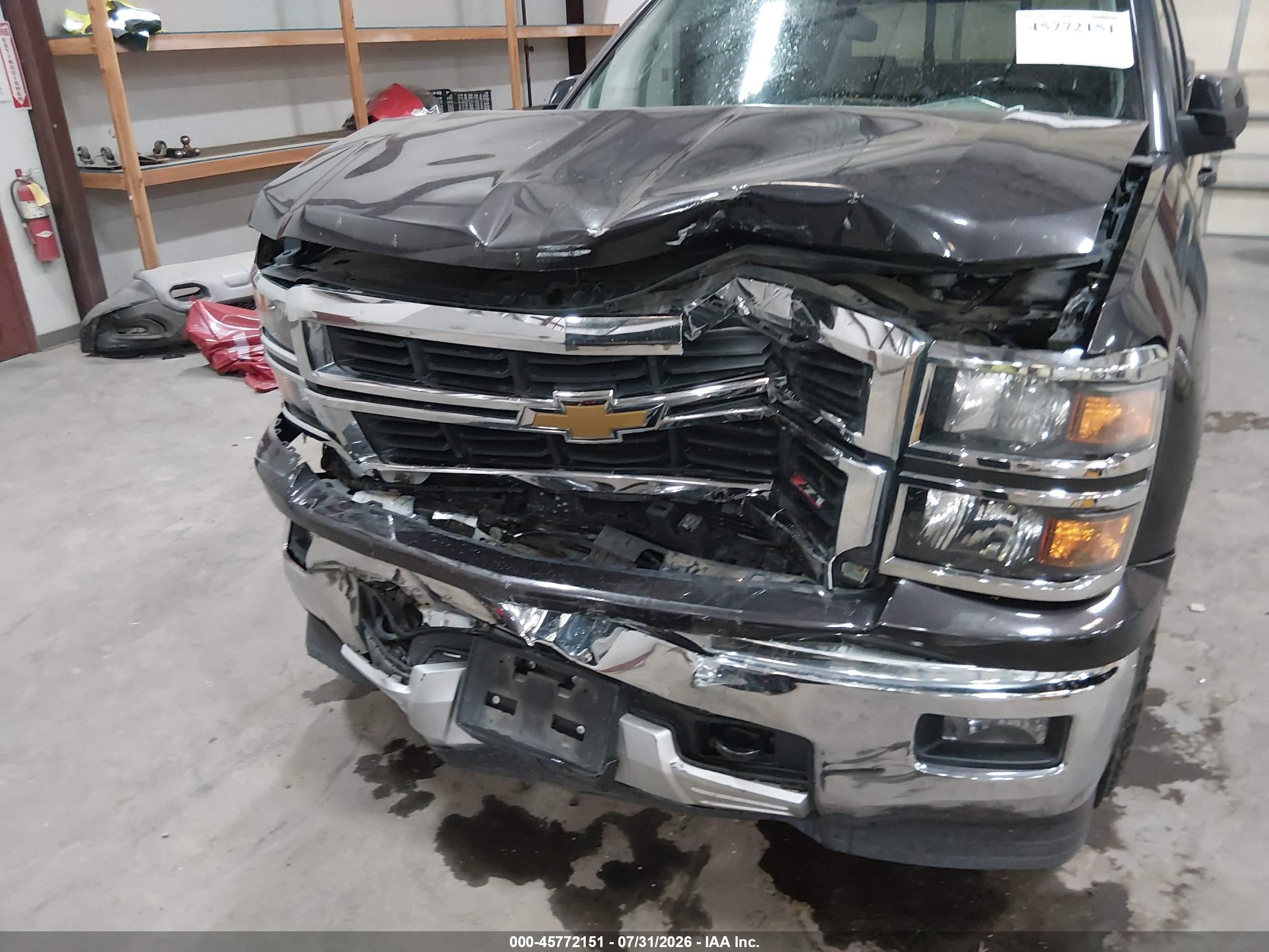 2015 Chevrolet Silverado 1500 Lt Gray vin: 1GCUKREC6FF198625