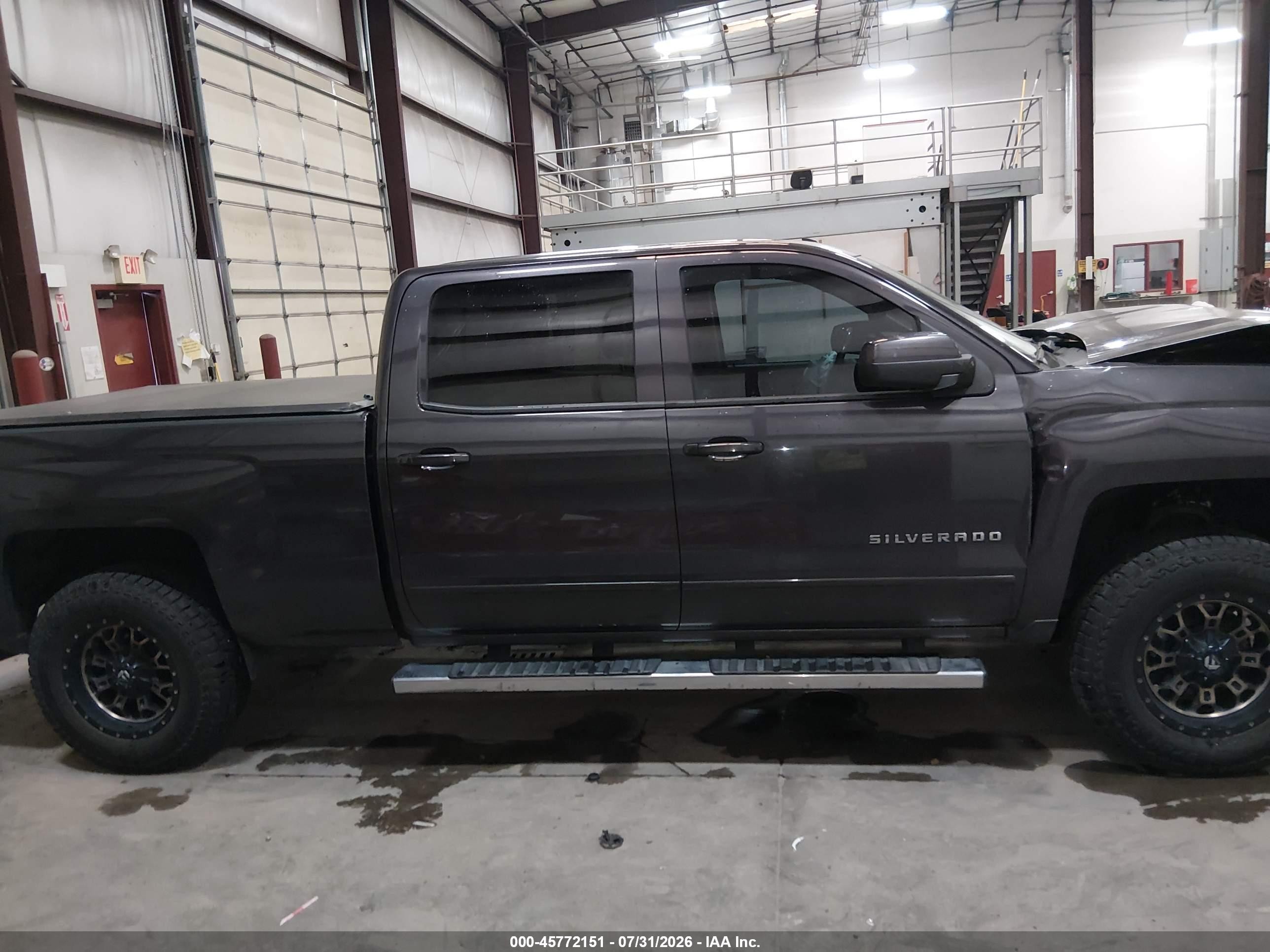 2015 Chevrolet Silverado 1500 Lt Gray vin: 1GCUKREC6FF198625