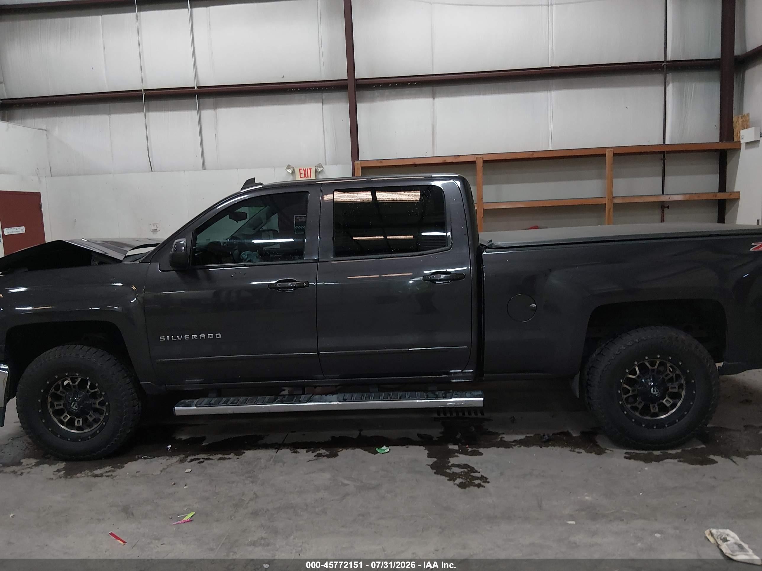 2015 Chevrolet Silverado 1500 Lt Gray vin: 1GCUKREC6FF198625