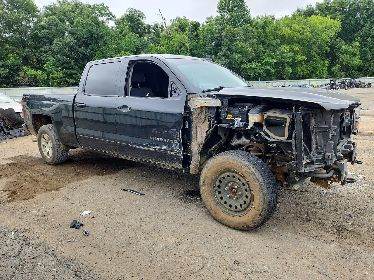 2016 Chevrolet Silverado K1500 Lt Black vin: 1GCUKREC7GF235814