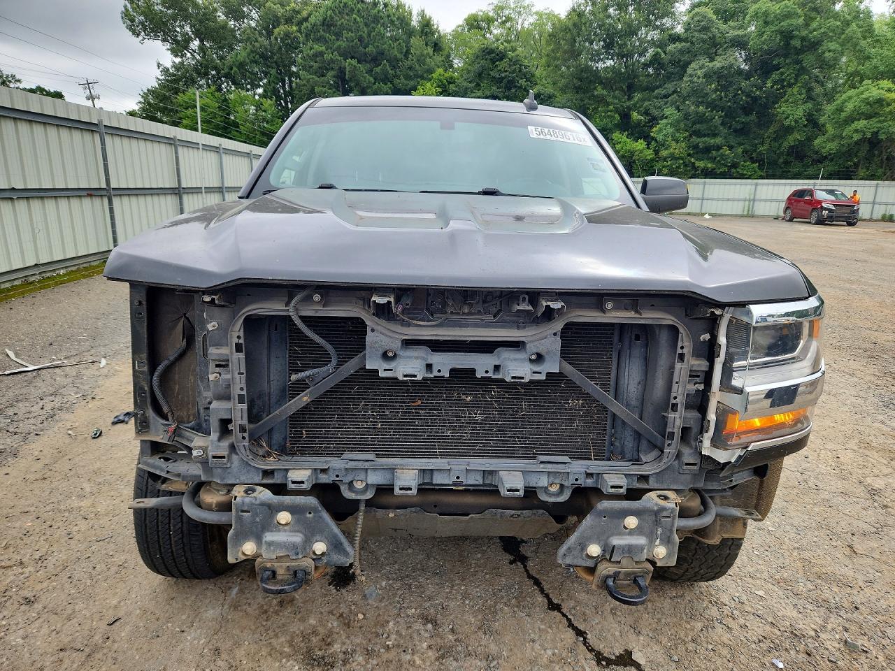 2016 Chevrolet Silverado K1500 Lt Black vin: 1GCUKREC7GF235814