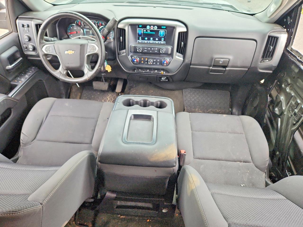 2016 Chevrolet Silverado K1500 Lt Black vin: 1GCUKREC7GF235814