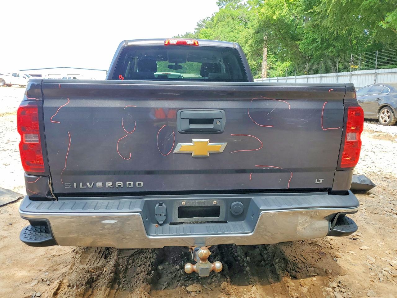 2015 Chevrolet Silverado K1500 Lt Серый vin: 1GCUKREC8FF197945