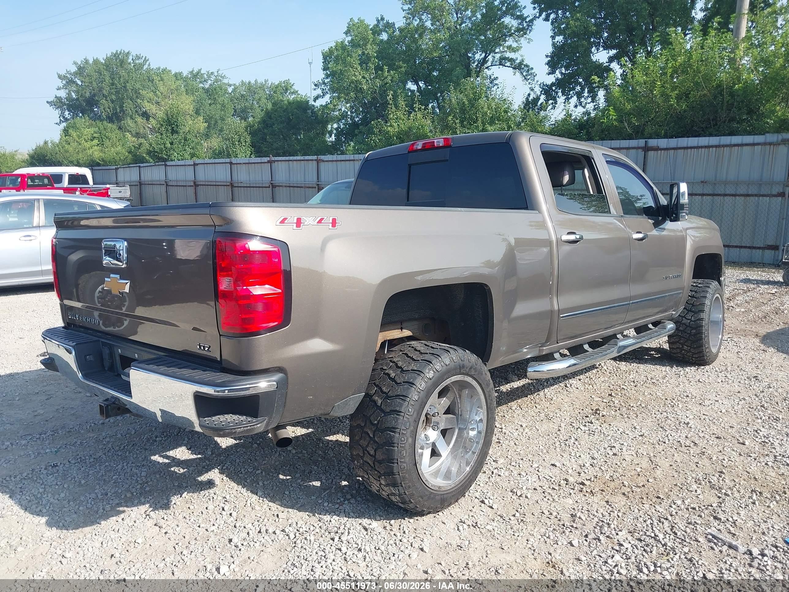 2014 Chevrolet Silverado 1500 Ltz Коричневый vin: 1GCUKSEC0EF192955