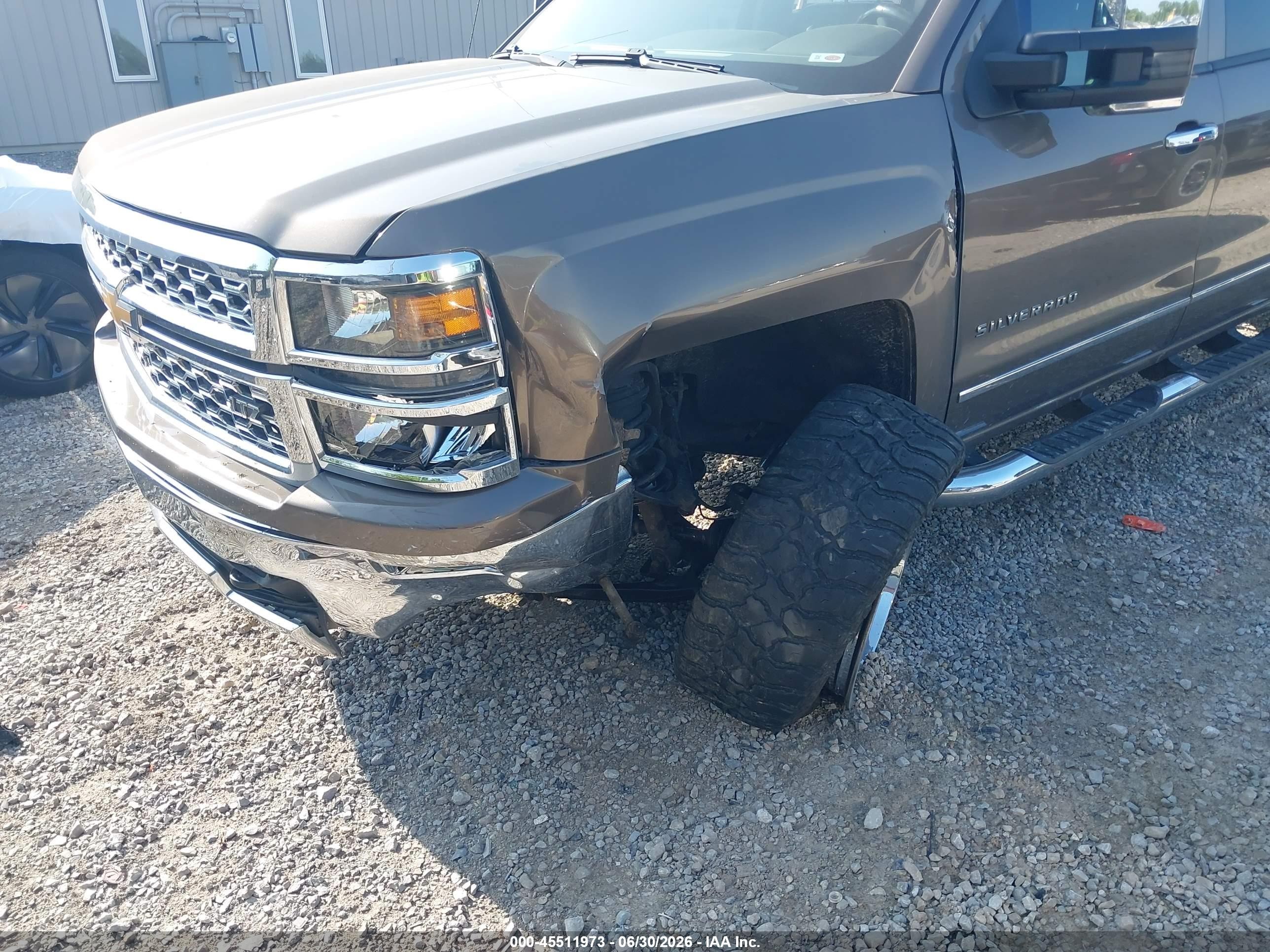 2014 Chevrolet Silverado 1500 Ltz Коричневый vin: 1GCUKSEC0EF192955