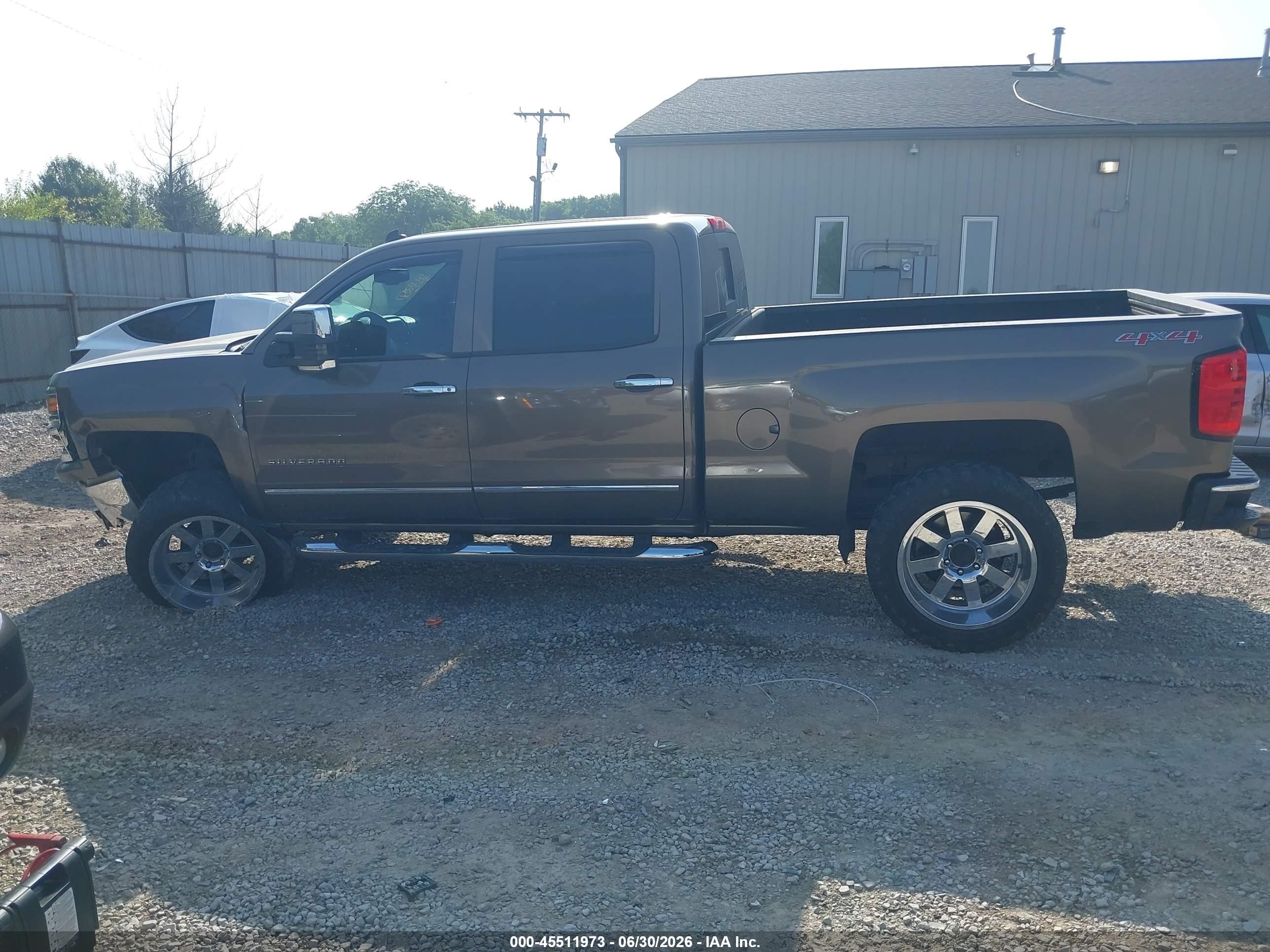 2014 Chevrolet Silverado 1500 Ltz Коричневый vin: 1GCUKSEC0EF192955