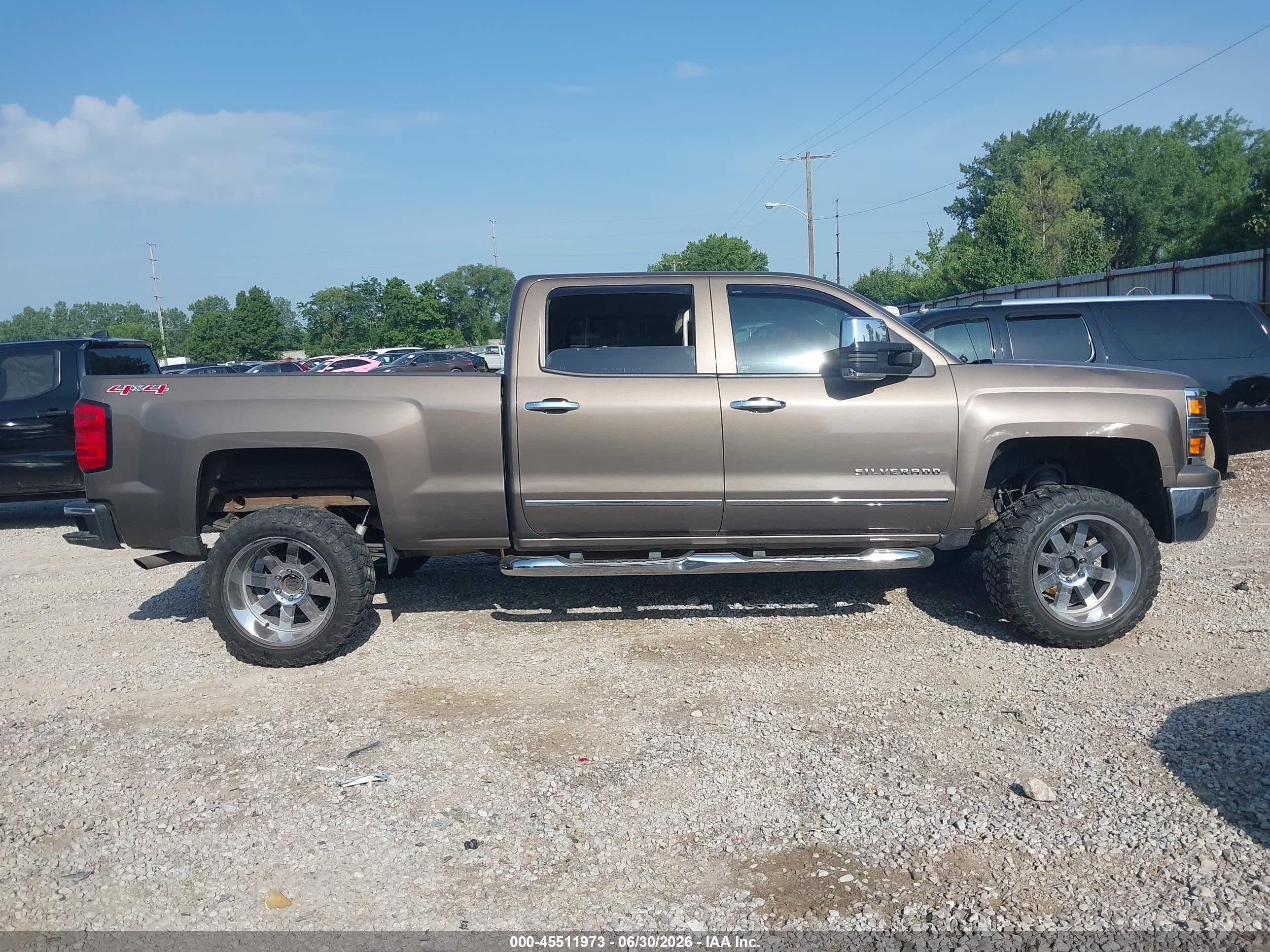2014 Chevrolet Silverado 1500 Ltz Коричневый vin: 1GCUKSEC0EF192955