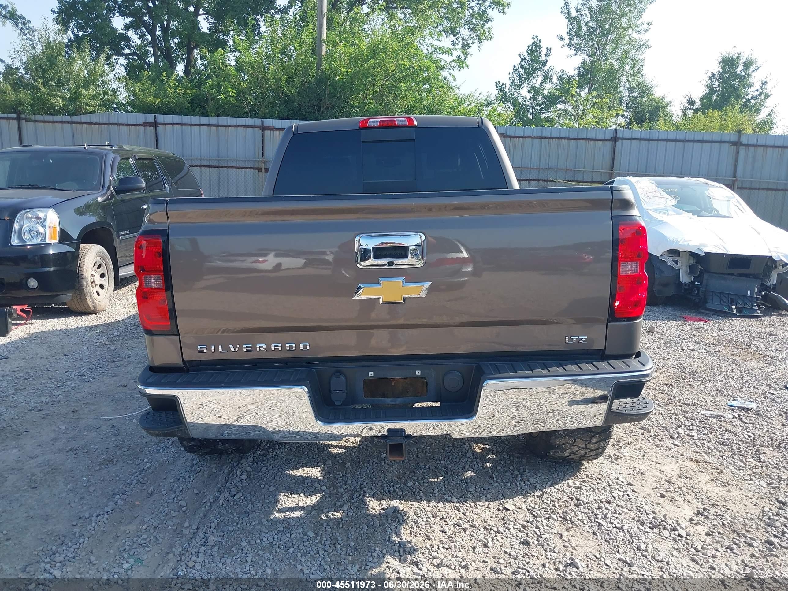 2014 Chevrolet Silverado 1500 Ltz Коричневый vin: 1GCUKSEC0EF192955