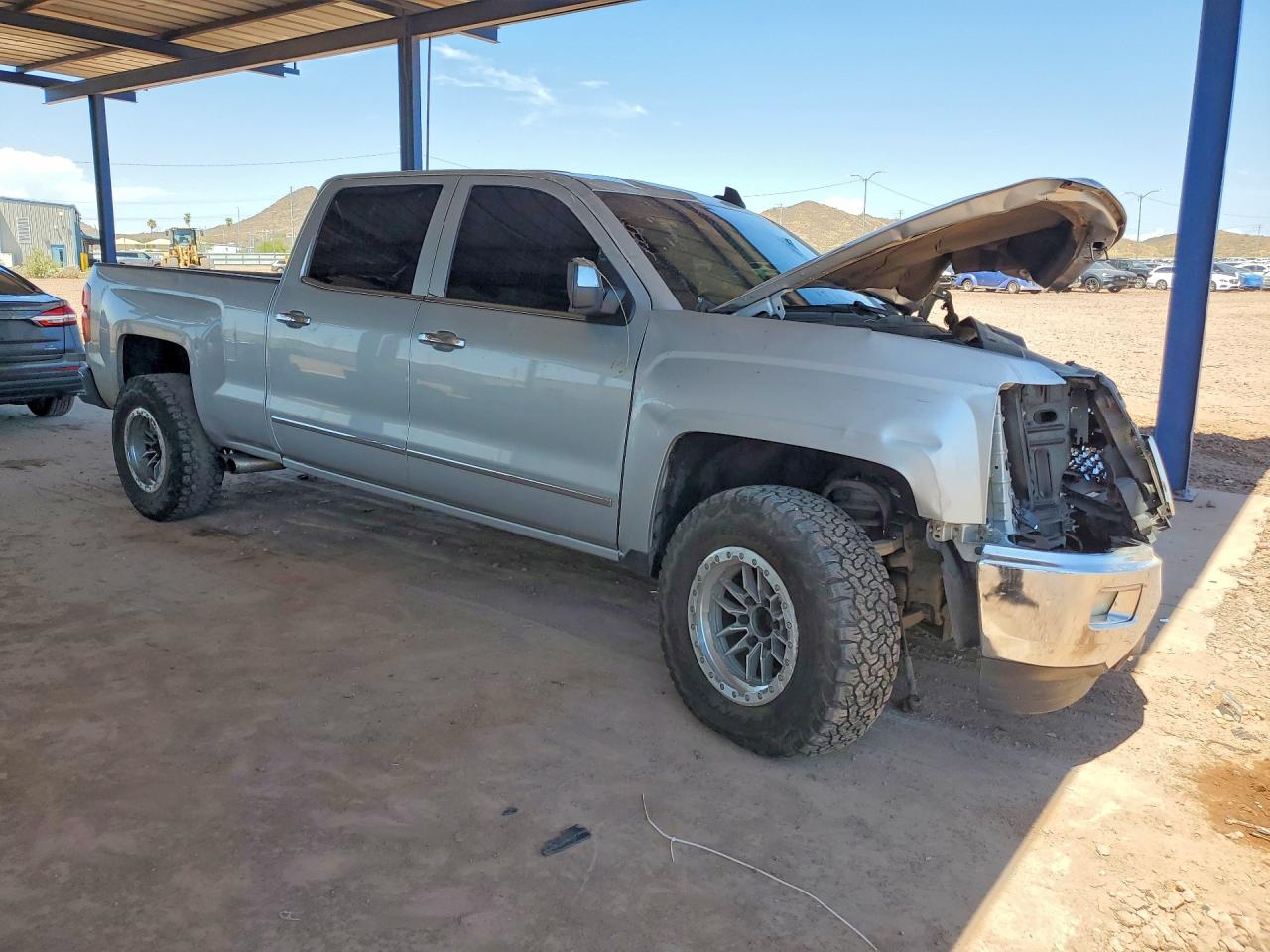 2015 Chevrolet Silverado K1500 Ltz Silver vin: 1GCUKSECXFF199994