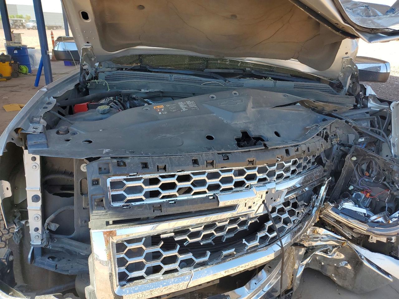 2015 Chevrolet Silverado K1500 Ltz Silver vin: 1GCUKSECXFF199994