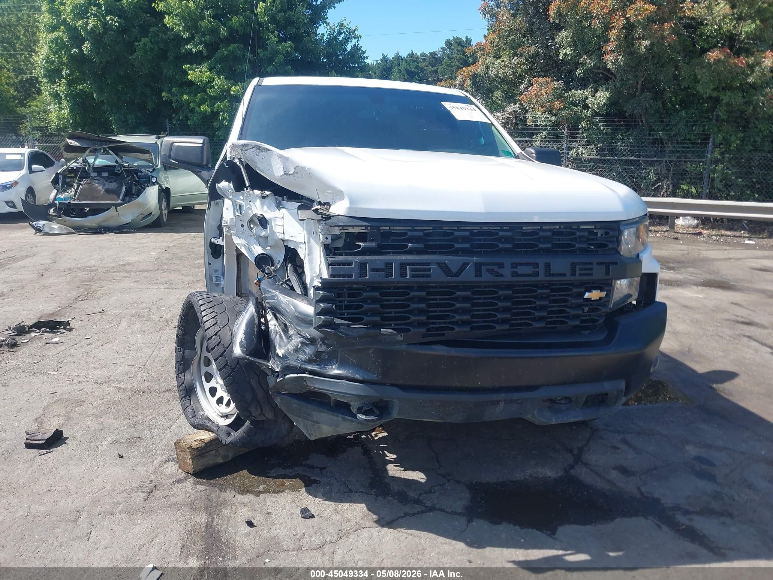 2019 Chevrolet Silverado 1500 Work Truck Белый vin: 1GCUYAEF2KZ214452