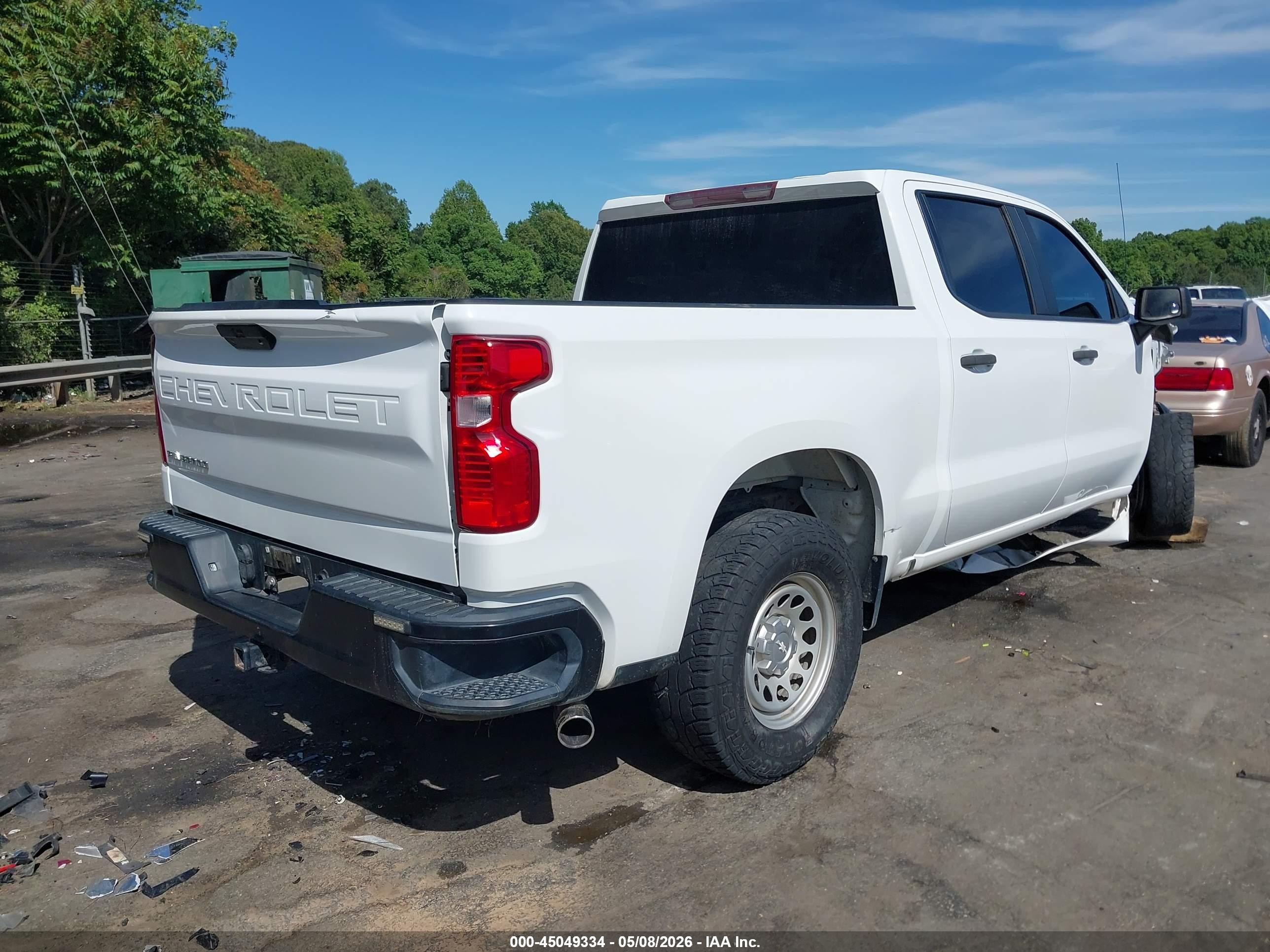 2019 Chevrolet Silverado 1500 Work Truck Белый vin: 1GCUYAEF2KZ214452