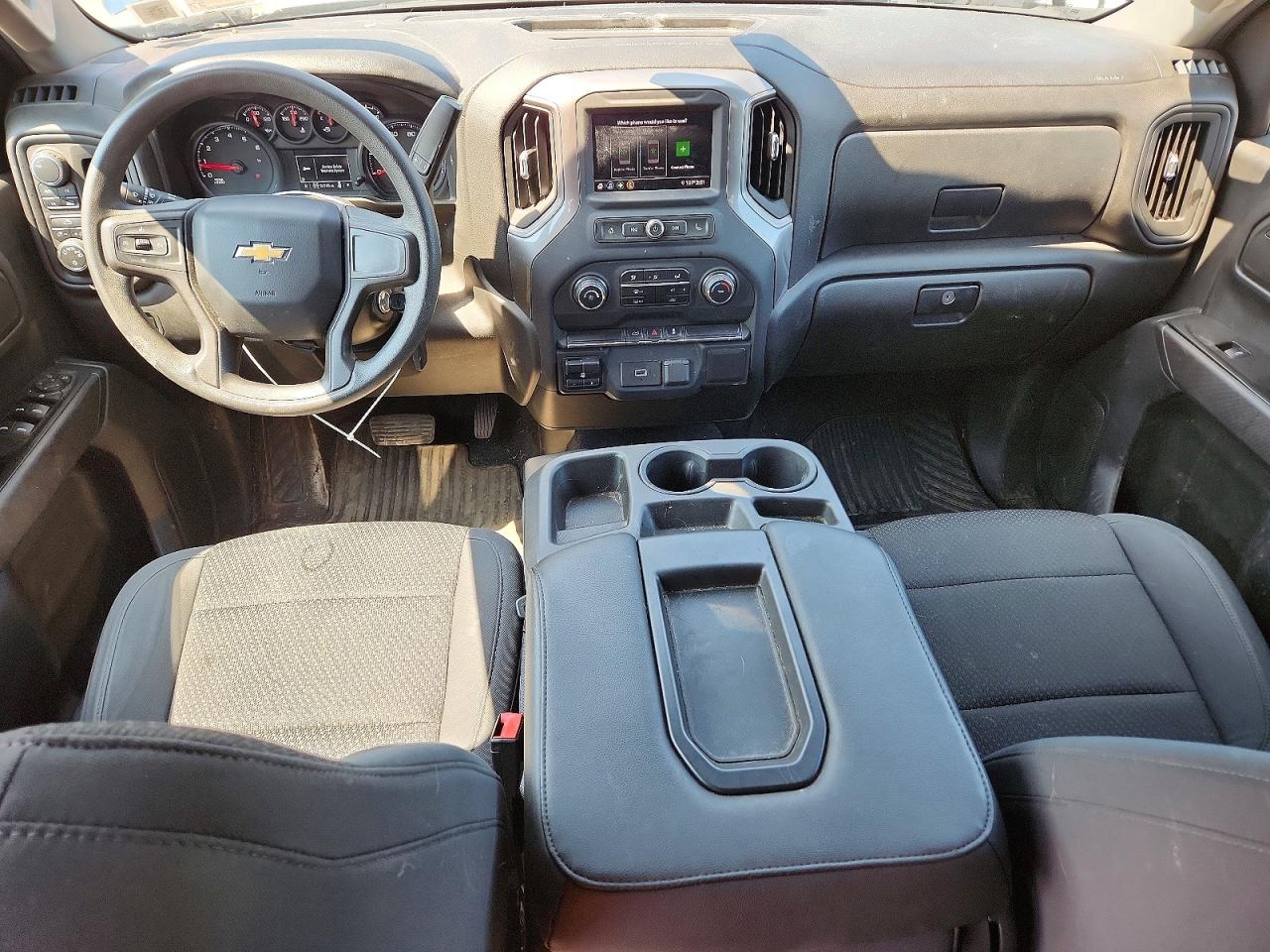 2020 Chevrolet Silverado K1500 Custom Синий vin: 1GCUYBEF5LZ338786