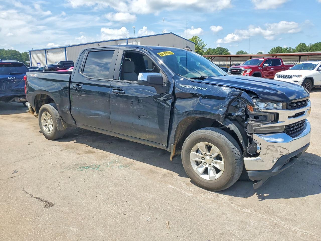 2021 Chevrolet Silverado K1500 Lt Black vin: 1GCUYDED2MZ236910