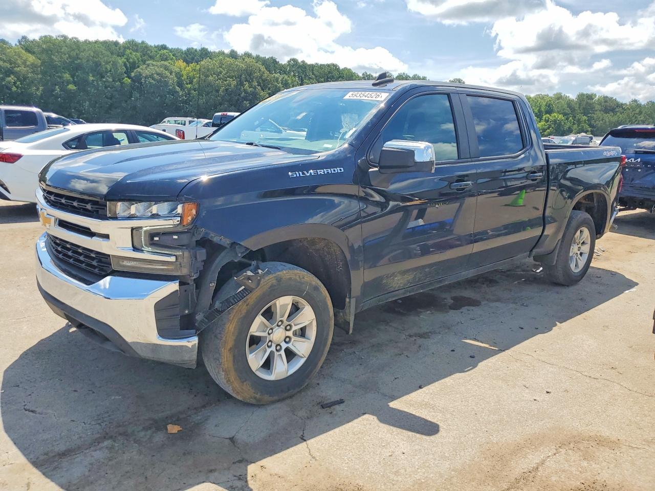 2021 Chevrolet Silverado K1500 Lt Black vin: 1GCUYDED2MZ236910
