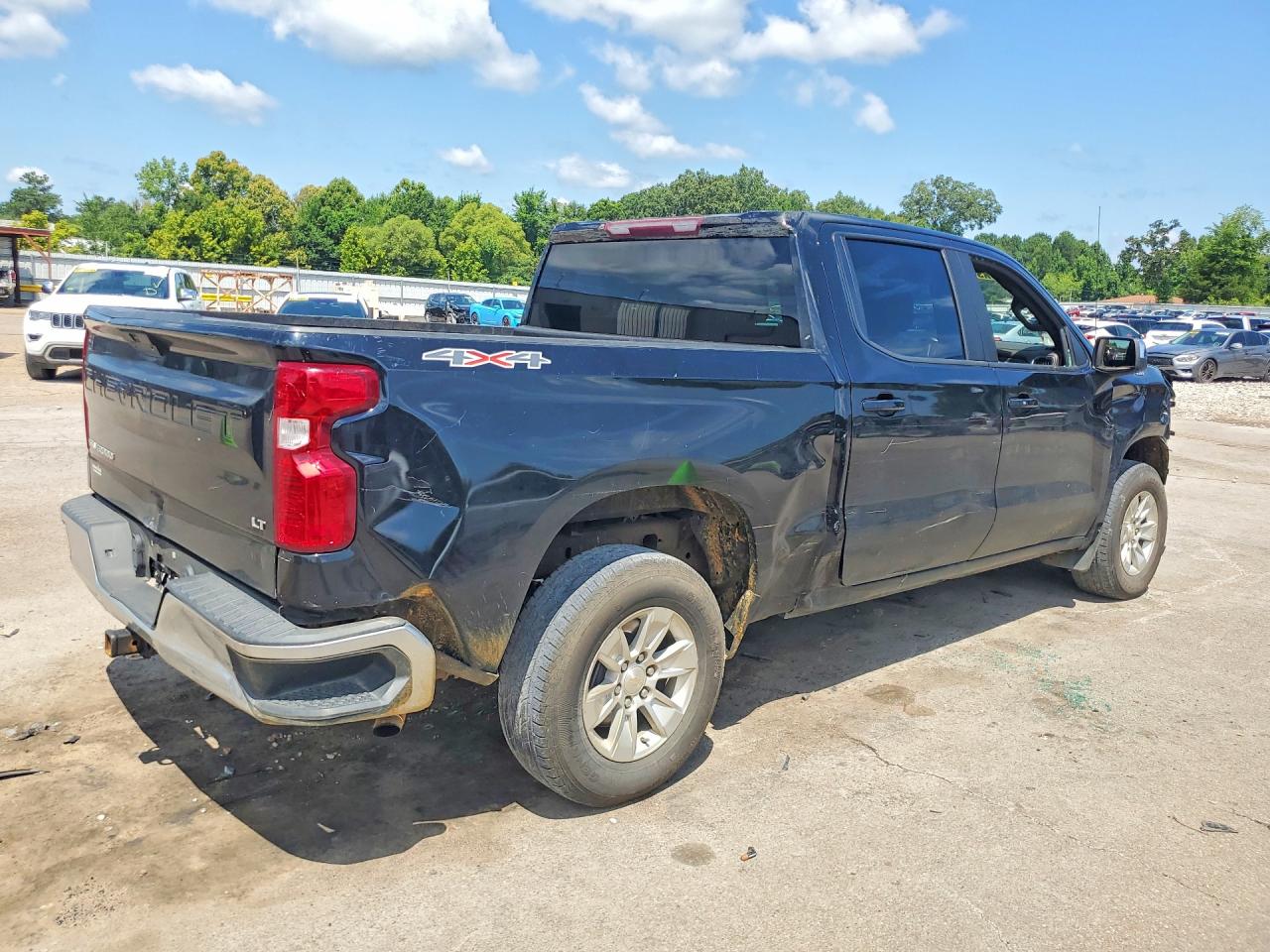 2021 Chevrolet Silverado K1500 Lt Black vin: 1GCUYDED2MZ236910