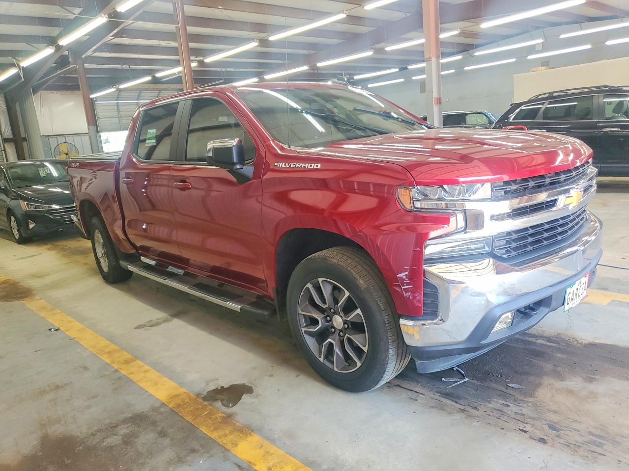 2019 Chevrolet Silverado K1500 Lt Red vin: 1GCUYDED8KZ132726