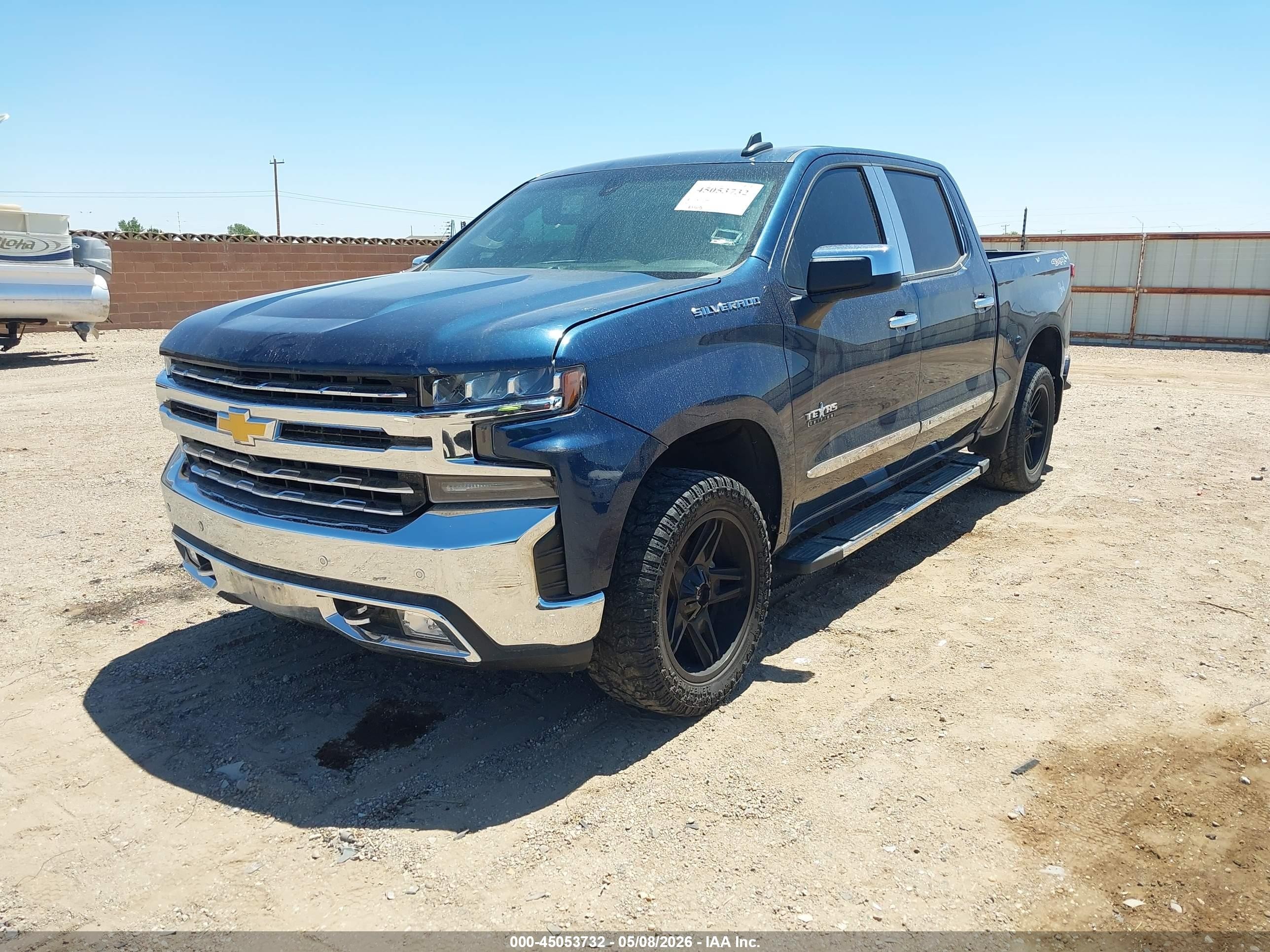 2019 Chevrolet Silverado 1500 Rst Синий vin: 1GCUYEED1KZ216215