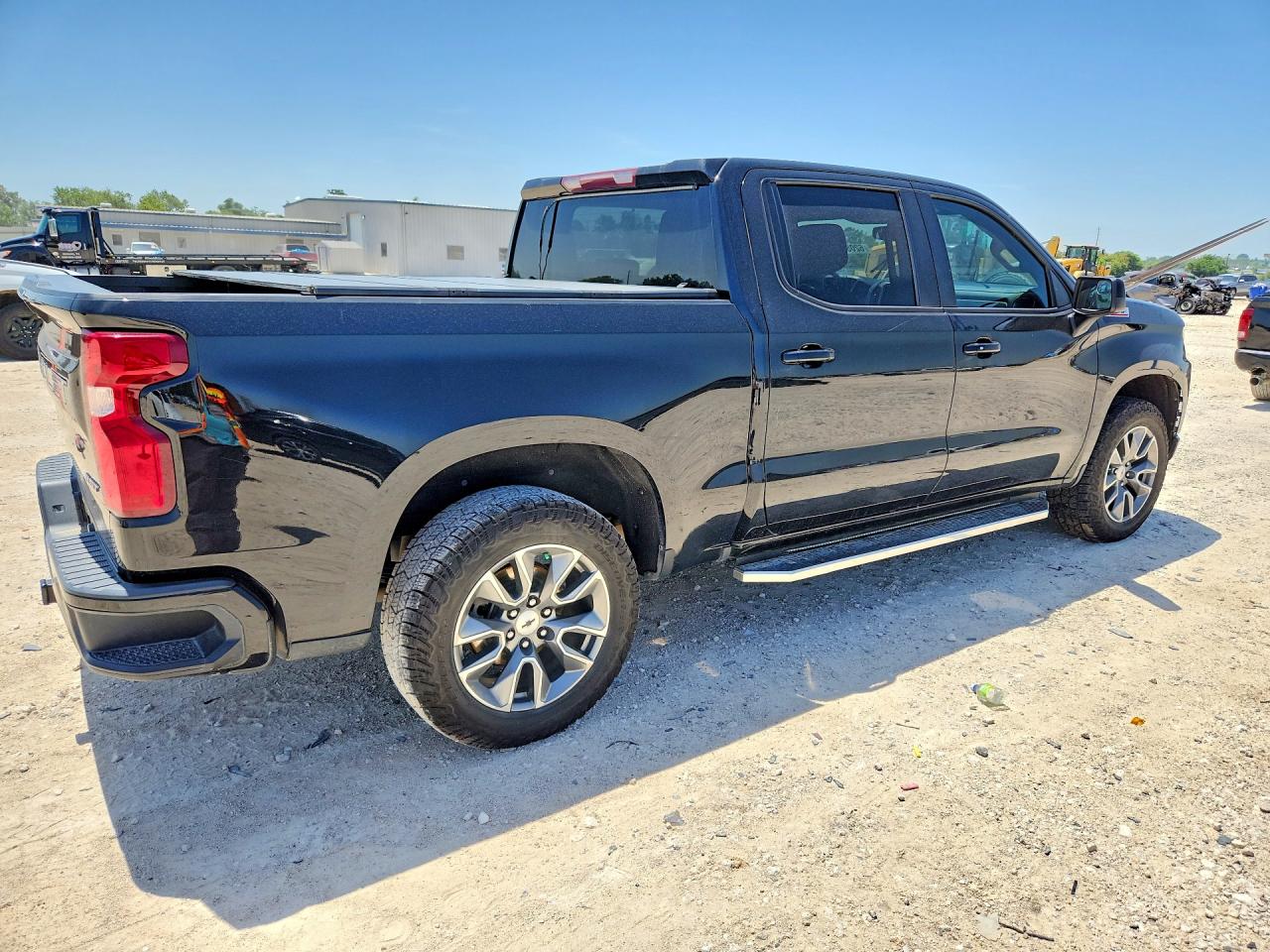 2022 Chevrolet Silverado Ltd K1500 Rst Black vin: 1GCUYEED1NZ207664