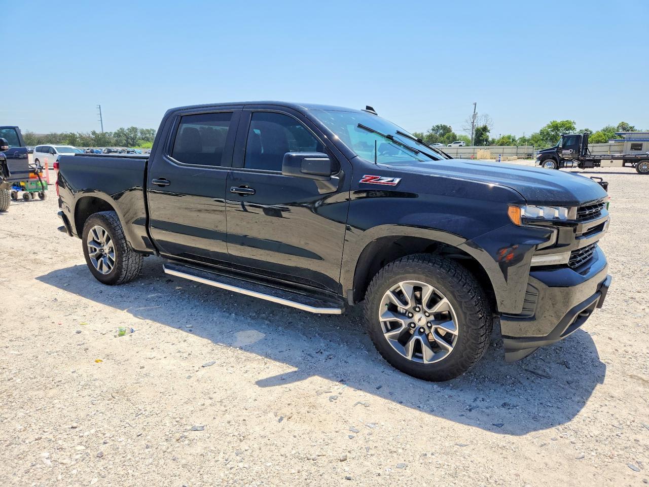 2022 Chevrolet Silverado Ltd K1500 Rst Black vin: 1GCUYEED1NZ207664
