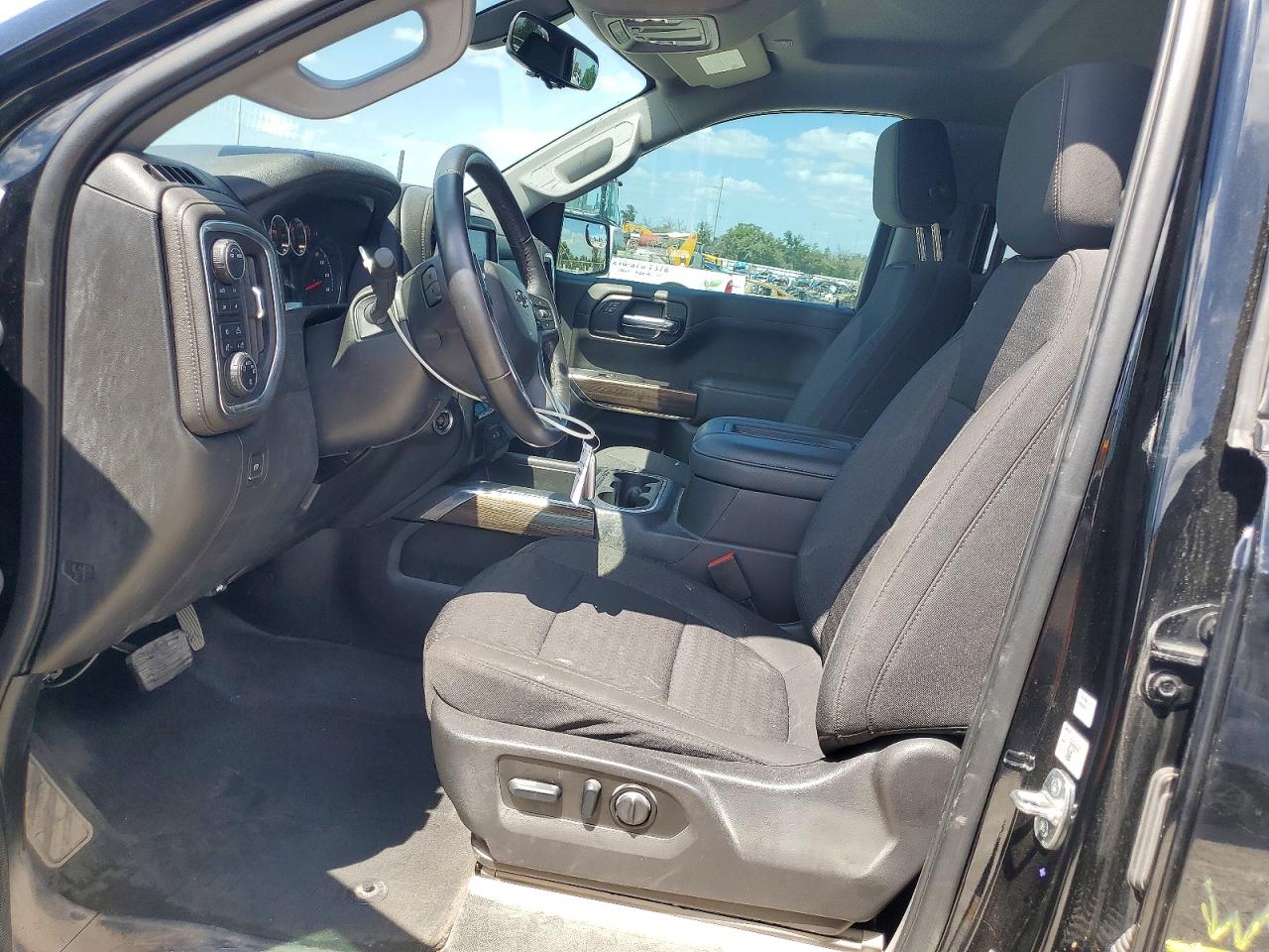 2022 Chevrolet Silverado Ltd K1500 Rst Black vin: 1GCUYEED1NZ207664