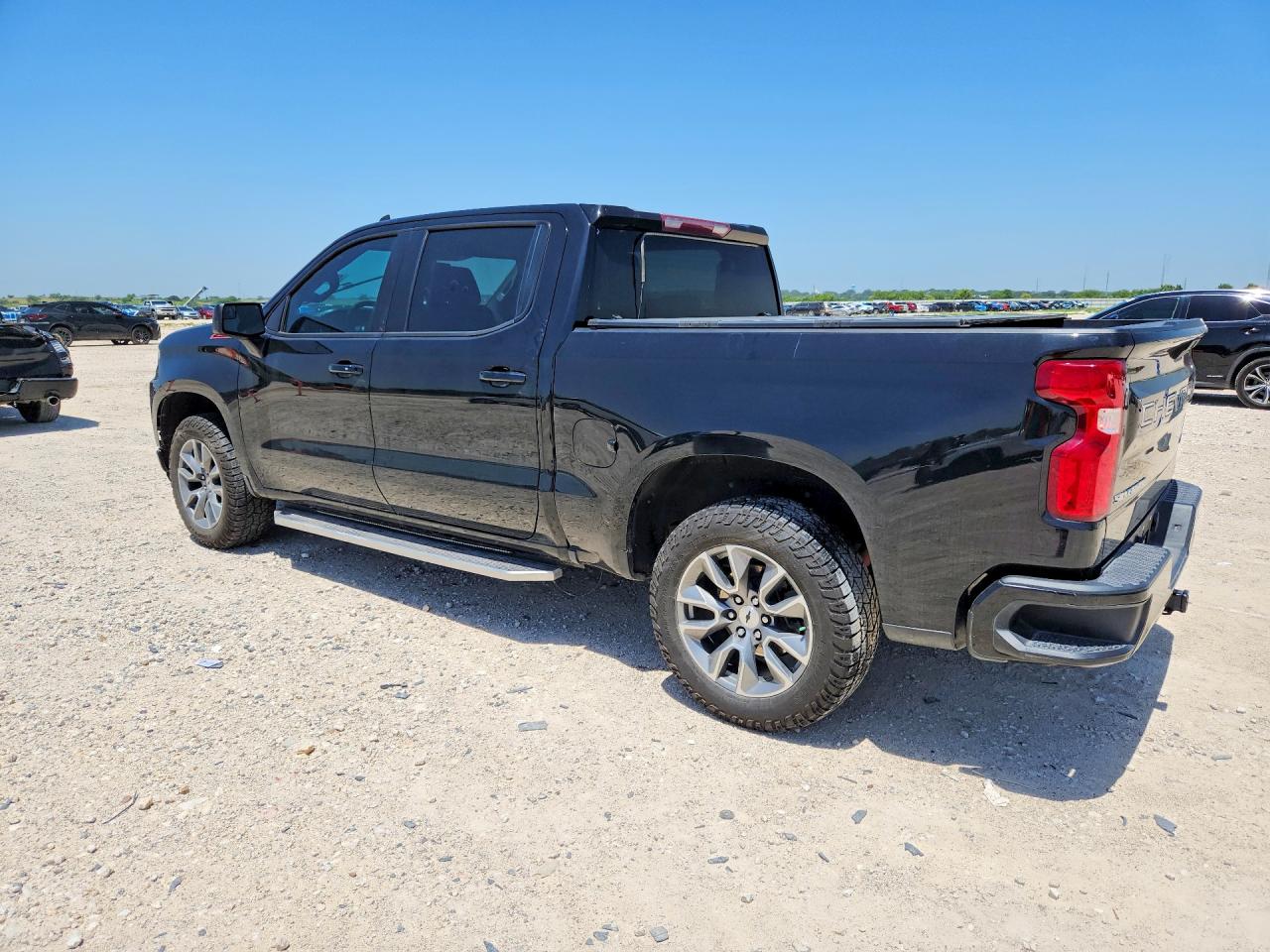 2022 Chevrolet Silverado Ltd K1500 Rst Black vin: 1GCUYEED1NZ207664