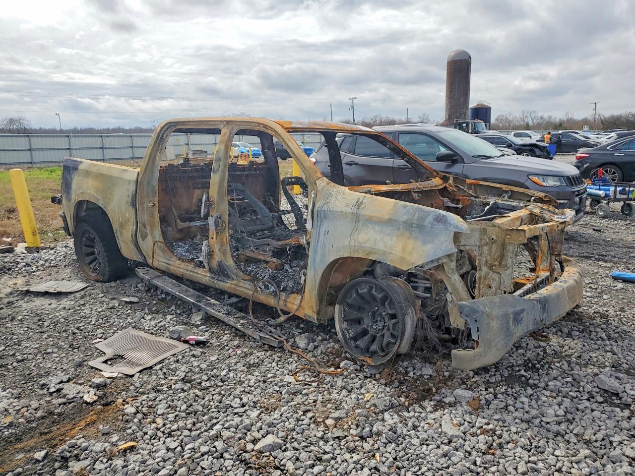 2020 Chevrolet Silverado K1500 Rst Burn vin: 1GCUYEED4LZ254037