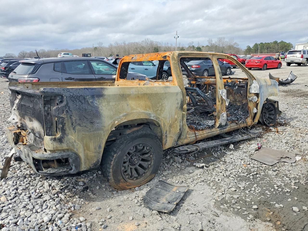 2020 Chevrolet Silverado K1500 Rst Burn vin: 1GCUYEED4LZ254037