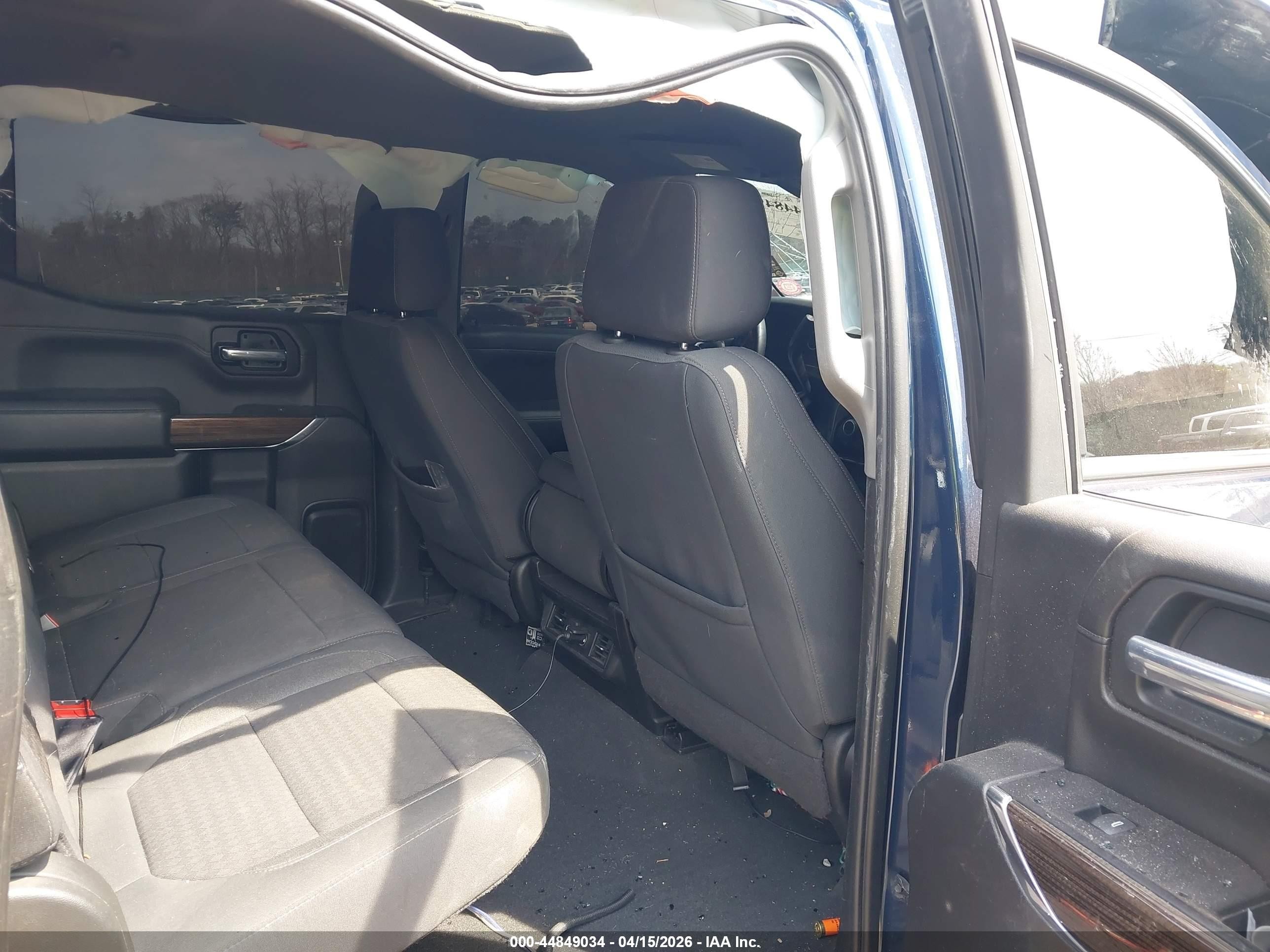 2022 Chevrolet Silverado 1500 Ltd 4wd  Short Bed Rst Синий vin: 1GCUYEED5NZ228176