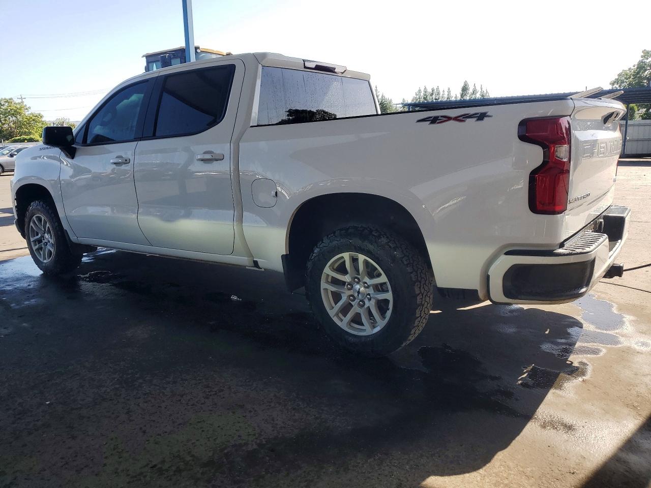 2019 Chevrolet Silverado K1500 Rst White vin: 1GCUYEED9KZ317051