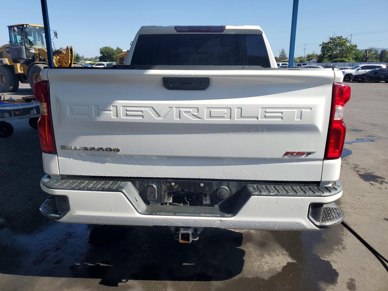 2019 Chevrolet Silverado K1500 Rst White vin: 1GCUYEED9KZ317051