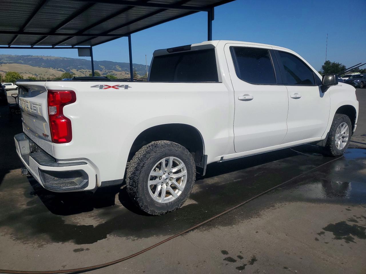 2019 Chevrolet Silverado K1500 Rst White vin: 1GCUYEED9KZ317051