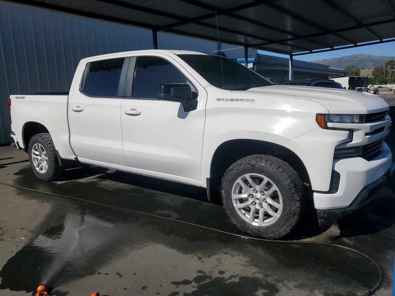 2019 Chevrolet Silverado K1500 Rst White vin: 1GCUYEED9KZ317051