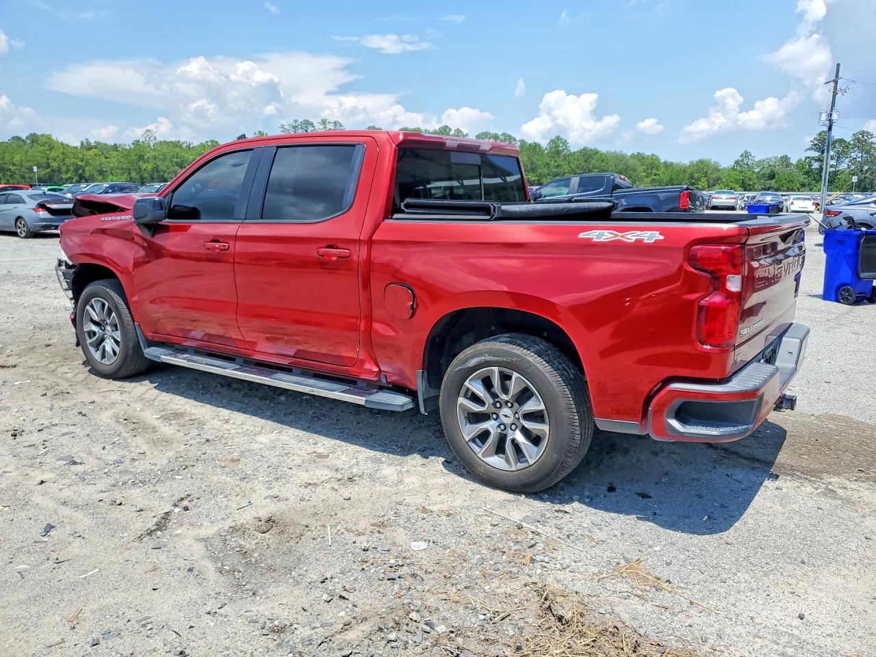 2021 Chevrolet Silverado K1500 Rst Red vin: 1GCUYEETXMZ266119