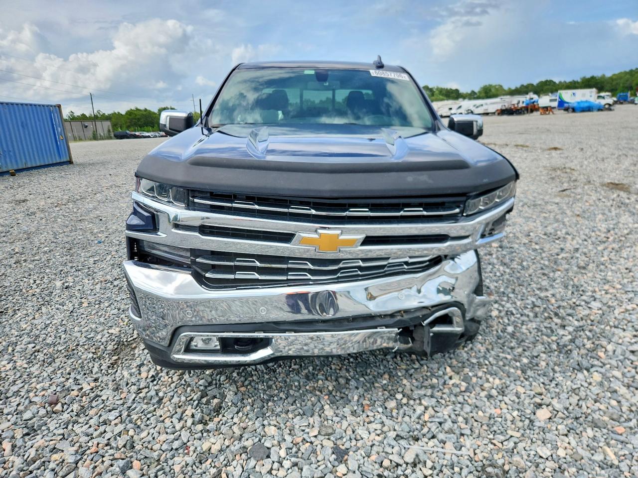2021 Chevrolet Silverado K1500 Ltz Blue vin: 1GCUYGED0MZ166146