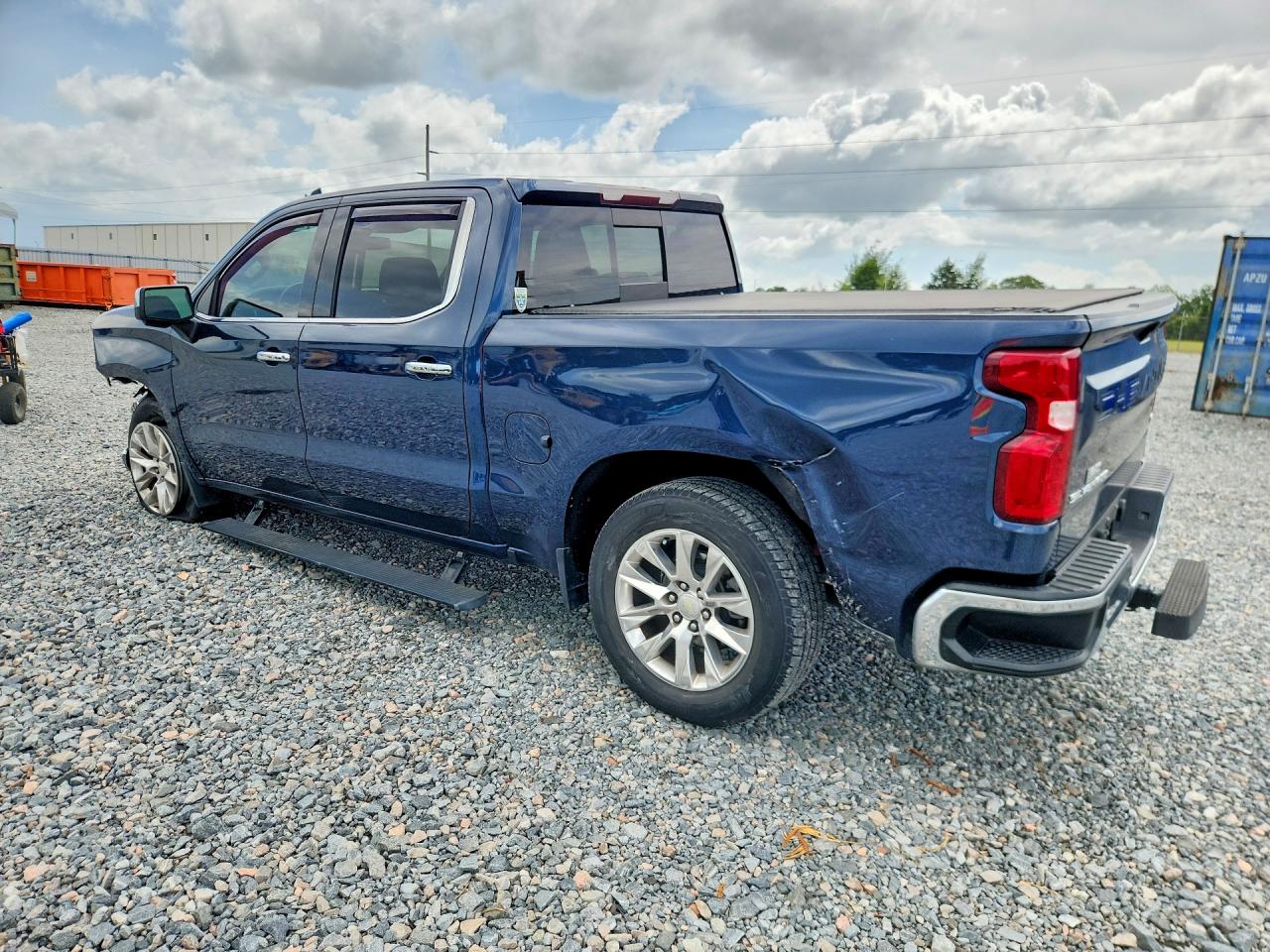 2021 Chevrolet Silverado K1500 Ltz Blue vin: 1GCUYGED0MZ166146