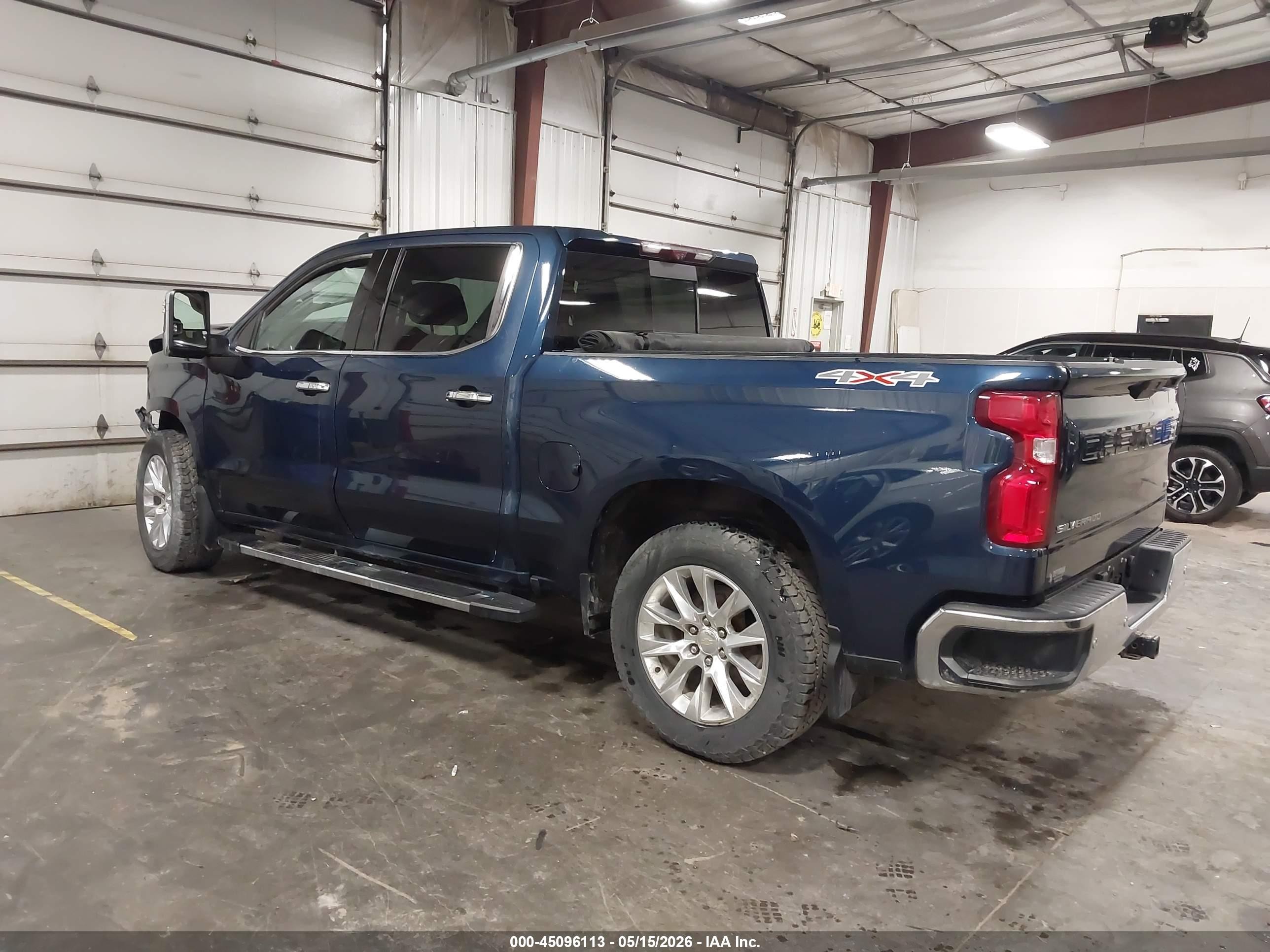 2021 Chevrolet Silverado 1500 4wd  Short Bed Ltz Blue vin: 1GCUYGED0MZ264142