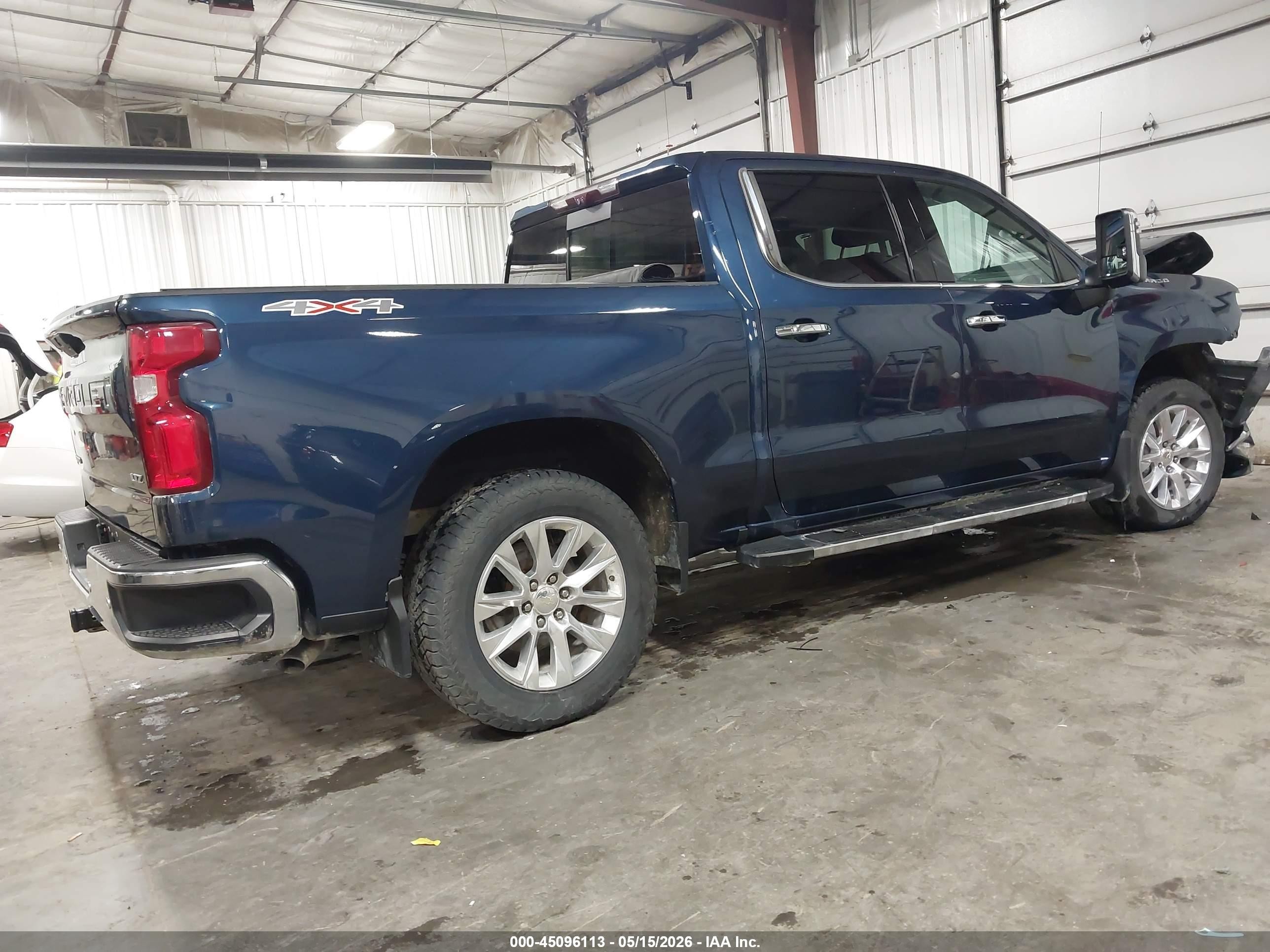 2021 Chevrolet Silverado 1500 4wd  Short Bed Ltz Blue vin: 1GCUYGED0MZ264142