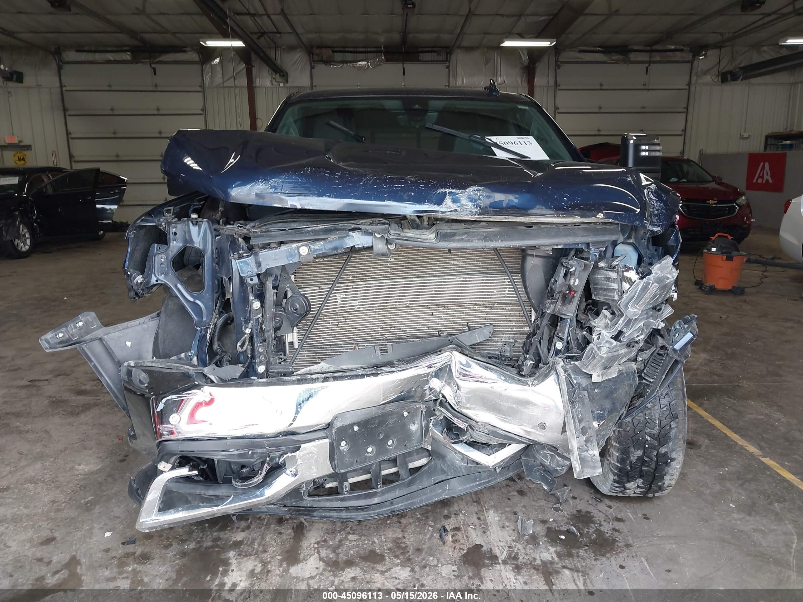 2021 Chevrolet Silverado 1500 4wd  Short Bed Ltz Blue vin: 1GCUYGED0MZ264142