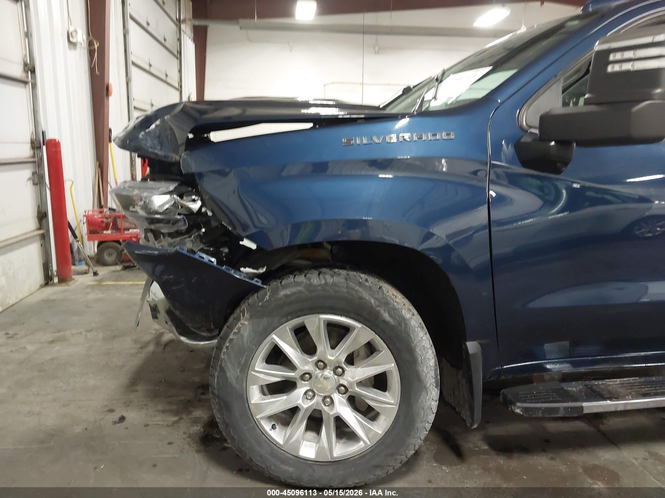 2021 Chevrolet Silverado 1500 4wd  Short Bed Ltz Blue vin: 1GCUYGED0MZ264142