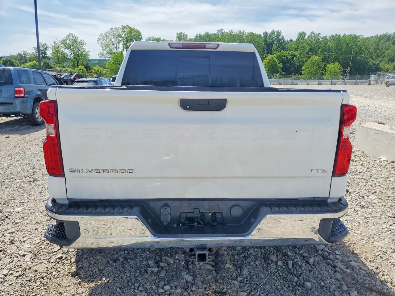 2019 Chevrolet Silverado K1500 Ltz White vin: 1GCUYGED1KZ114540