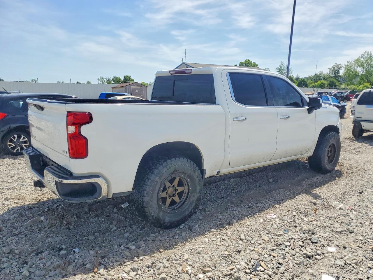 2019 Chevrolet Silverado K1500 Ltz White vin: 1GCUYGED1KZ114540