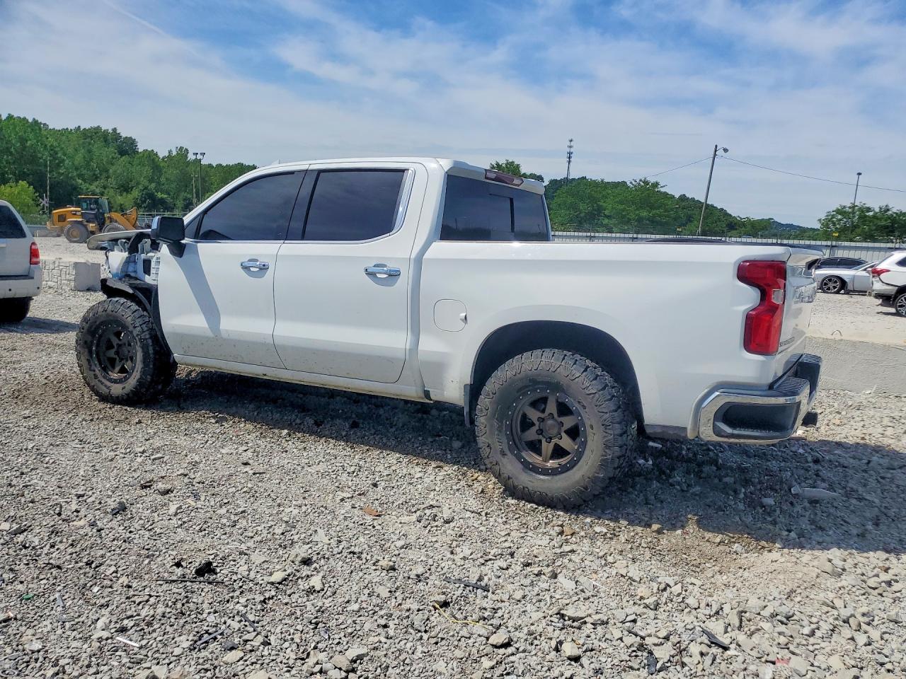 2019 Chevrolet Silverado K1500 Ltz White vin: 1GCUYGED1KZ114540