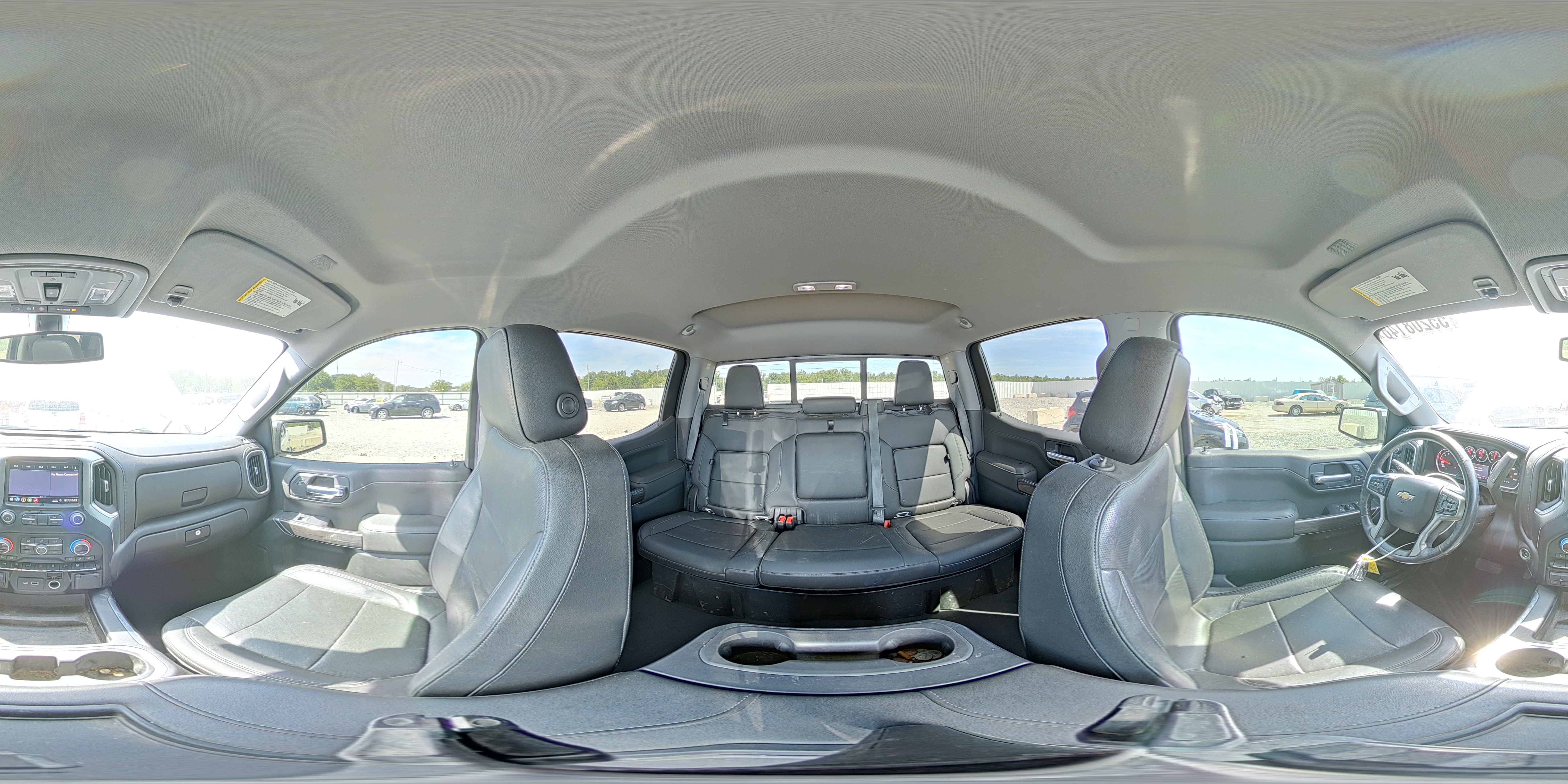 2019 Chevrolet Silverado K1500 Ltz White vin: 1GCUYGED1KZ114540