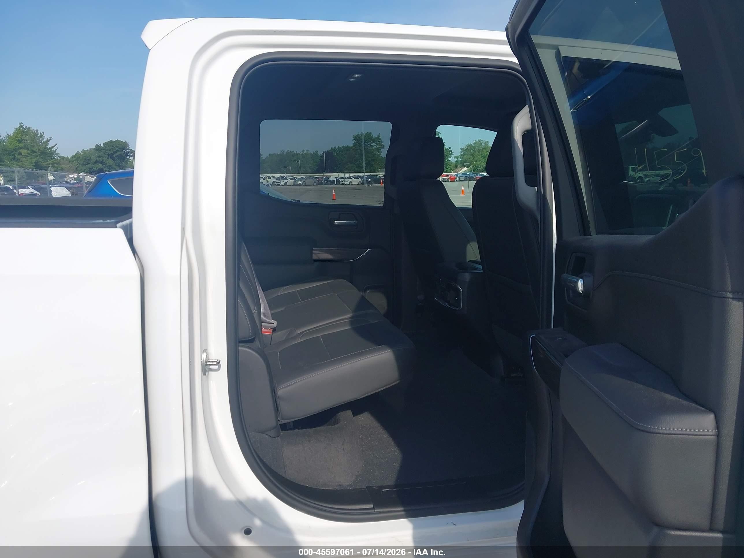 2021 Chevrolet Silverado 1500 4wd  Short Bed Ltz White vin: 1GCUYGED2MZ183580