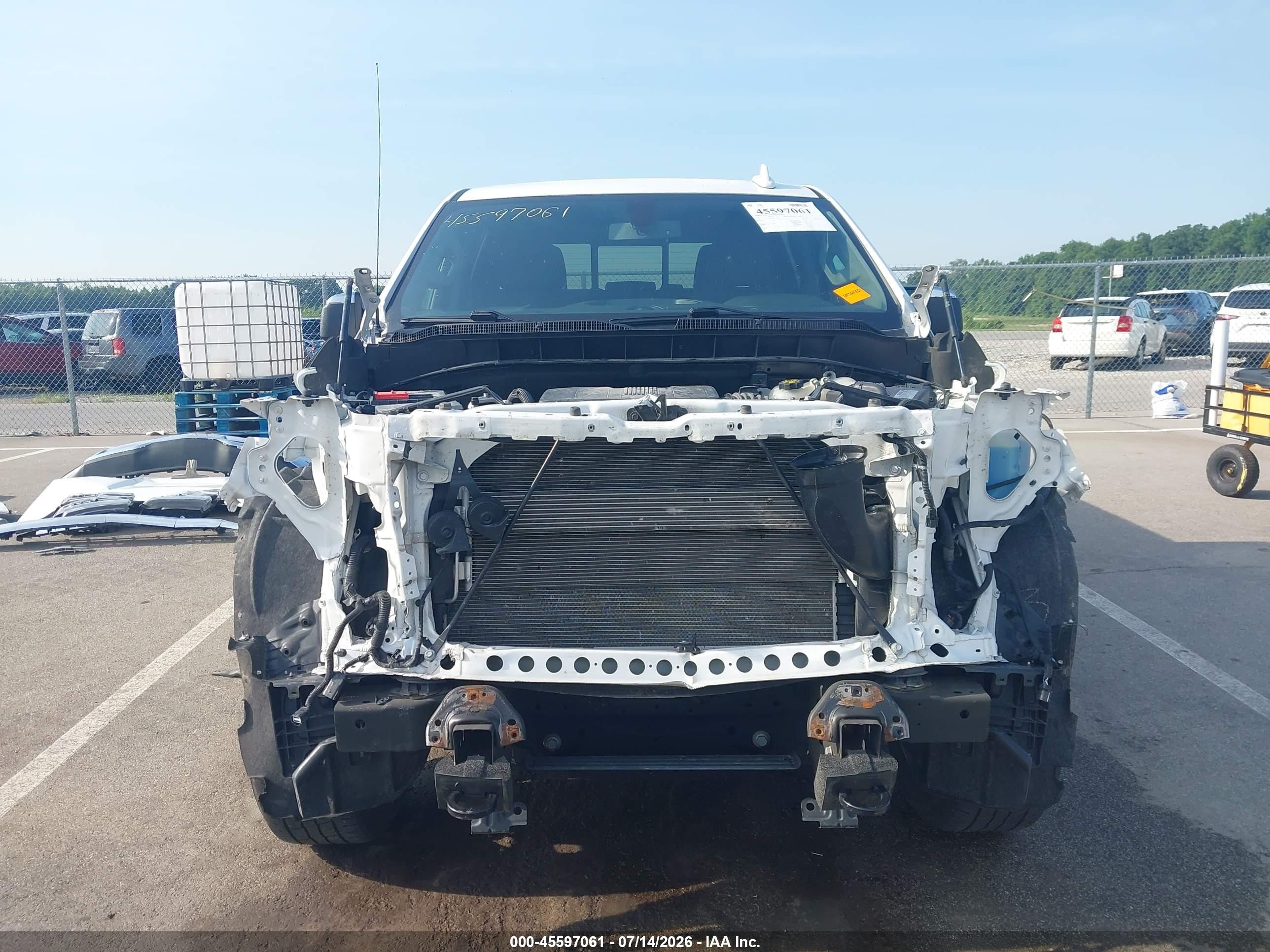 2021 Chevrolet Silverado 1500 4wd  Short Bed Ltz White vin: 1GCUYGED2MZ183580